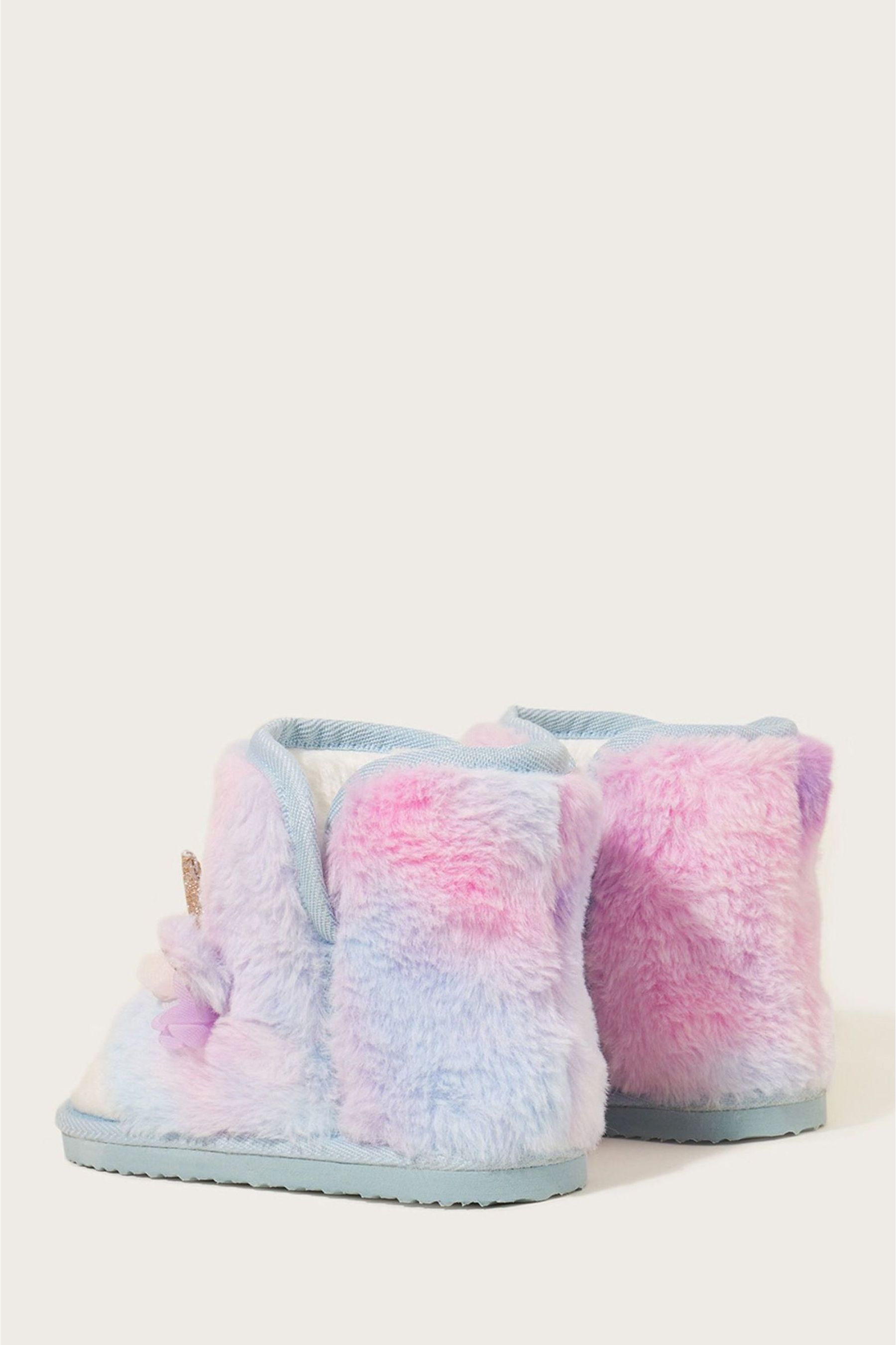 Buy Monsoon Pink Unicorn Slipper Boots from Next Luxembourg