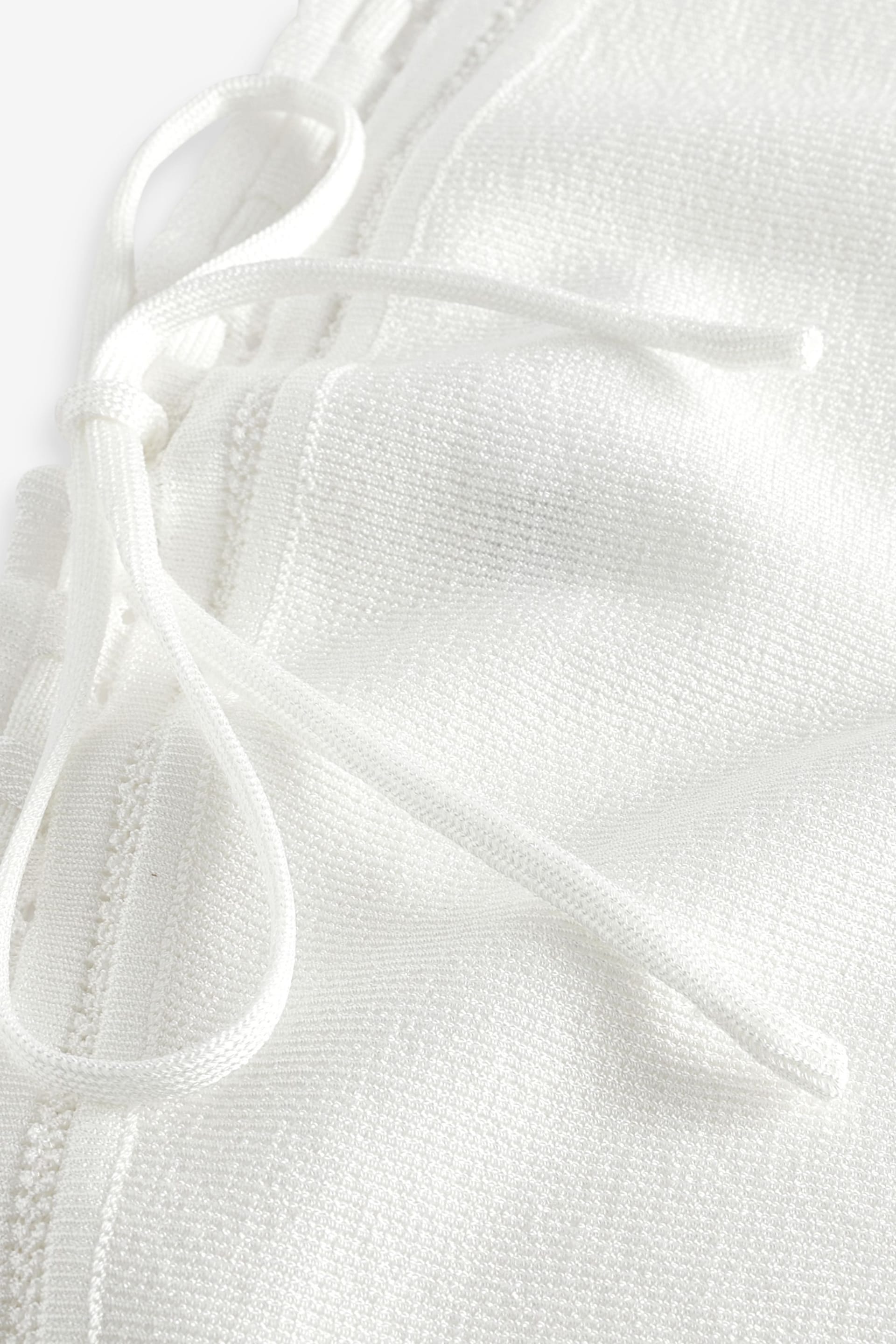 Ecru Cream Tie Detail Boobtube - Image 6 of 6