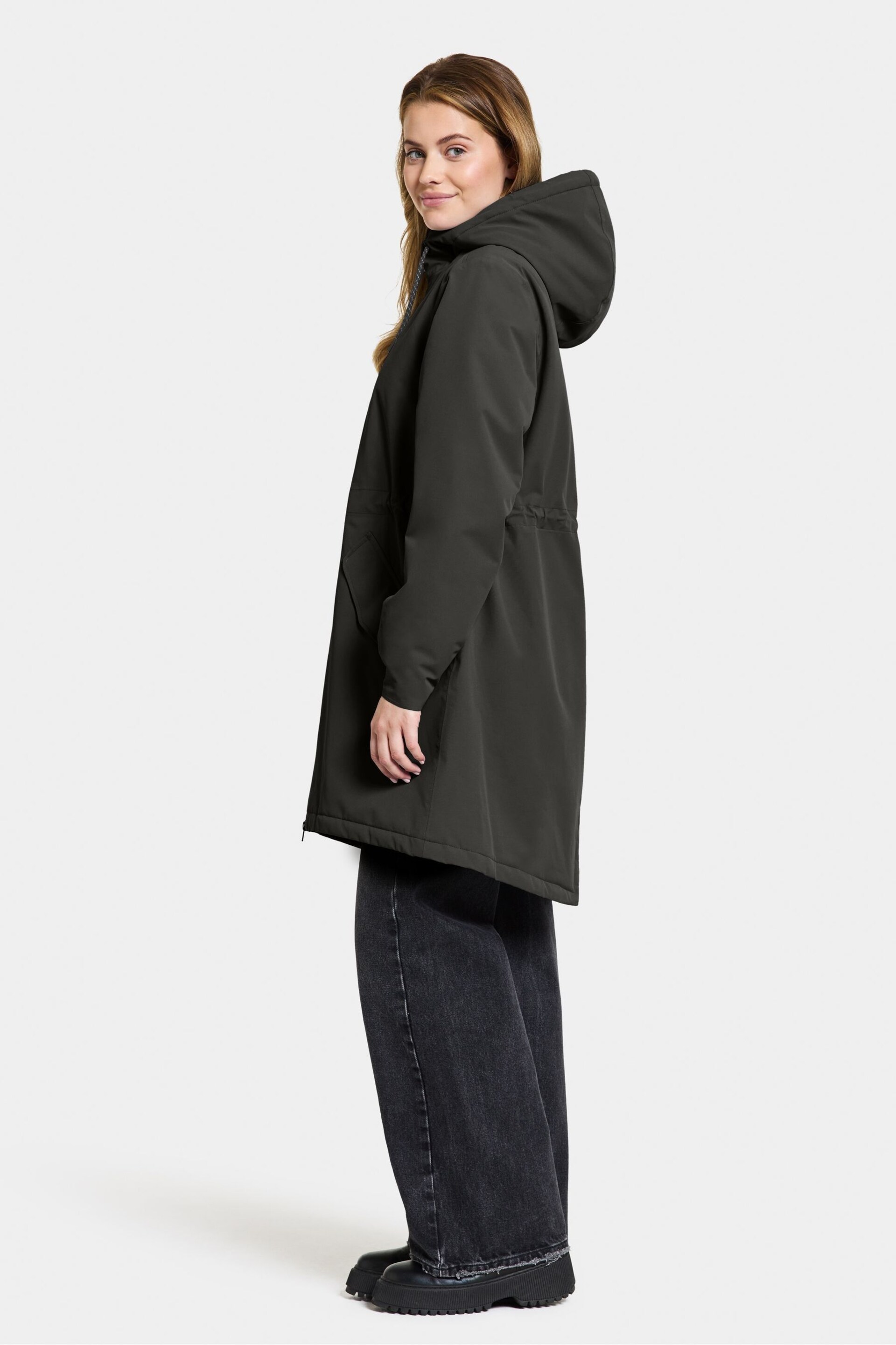 Didriksons Marta-Lisa Wns Parka 2 Black Jacket - Image 3 of 7