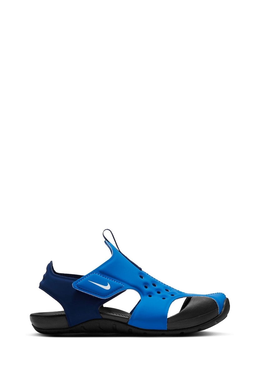 Nike Blue Junior Sunray Protect Sandals - Image 1 of 11
