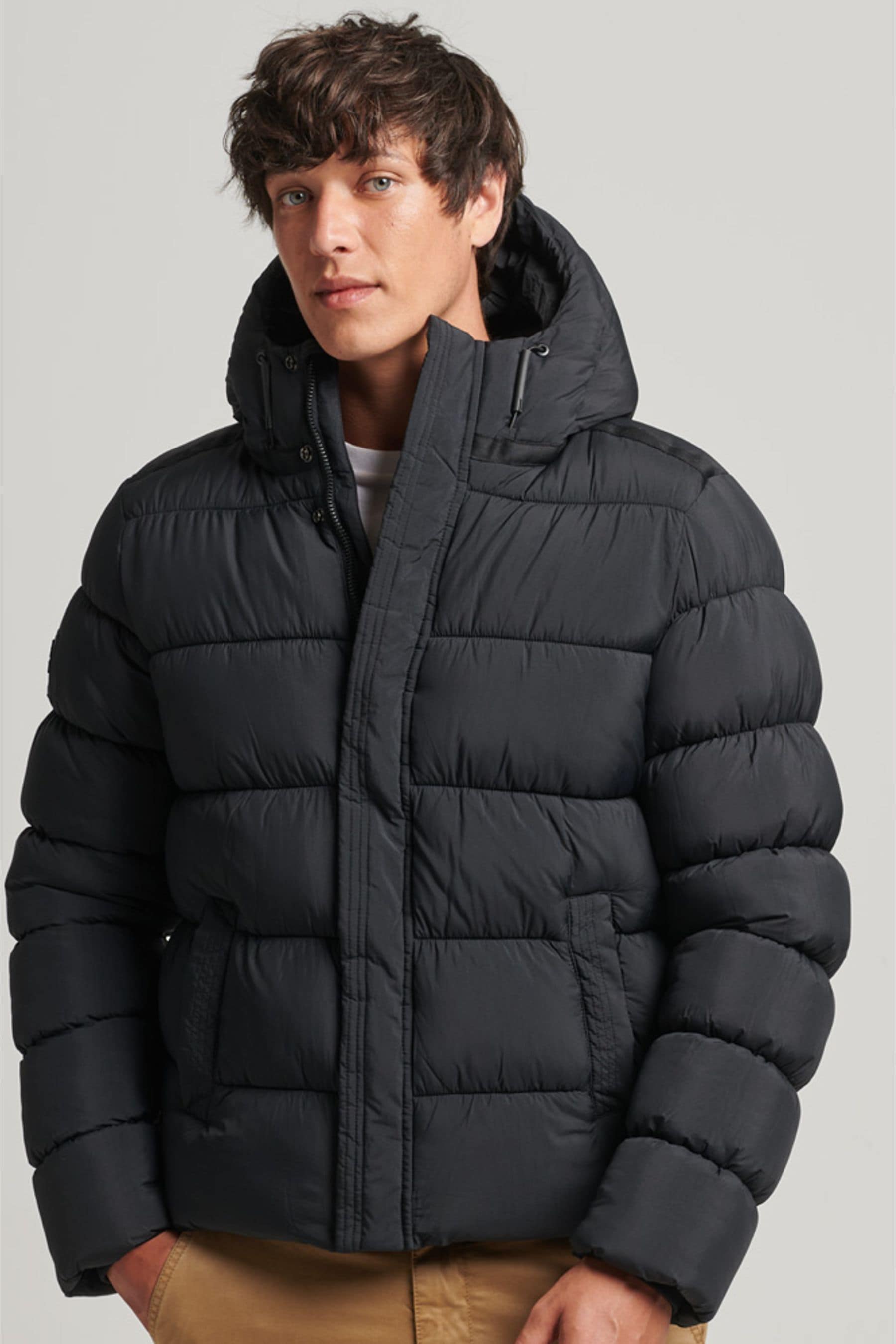 Tall sports puffer jacket discount