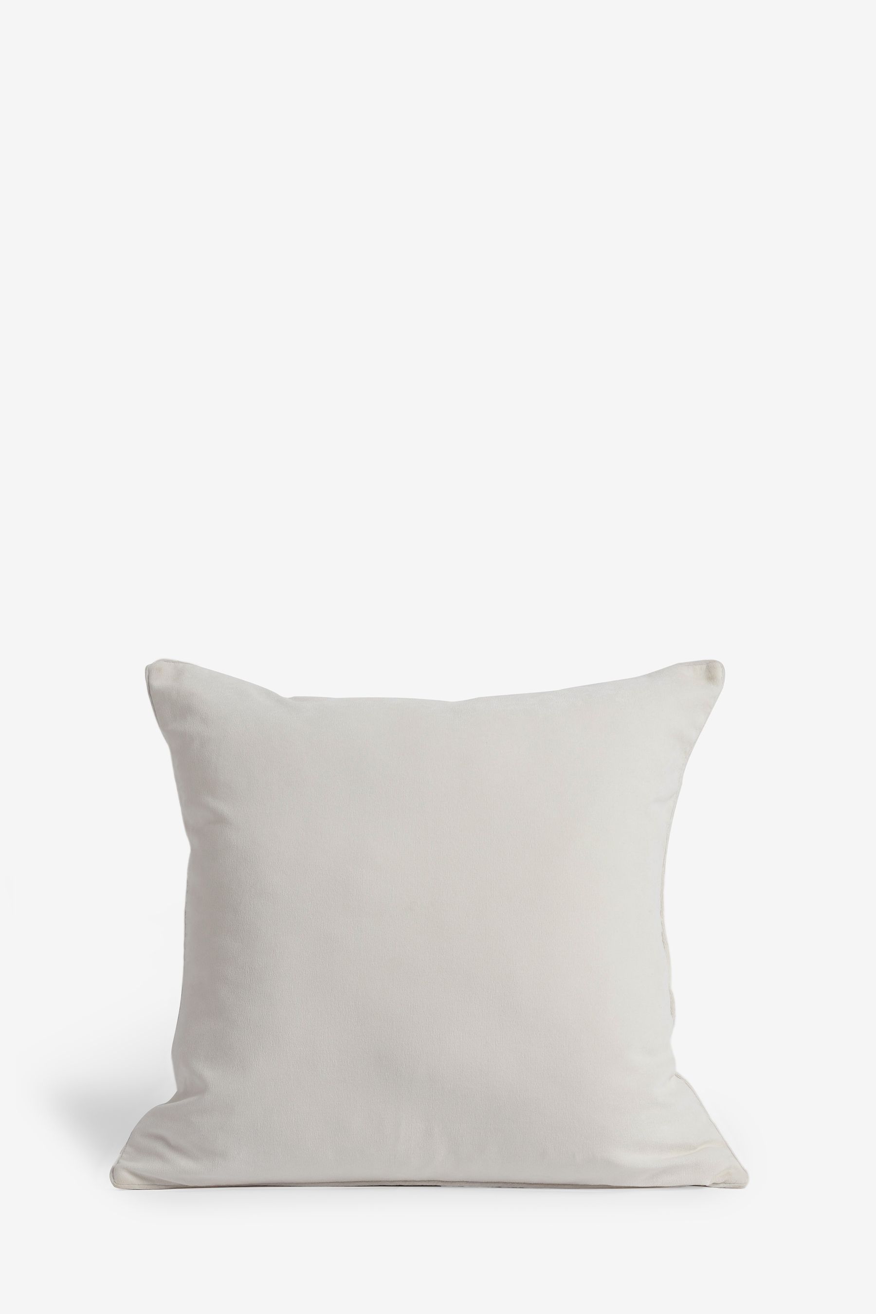 White velour cushions top