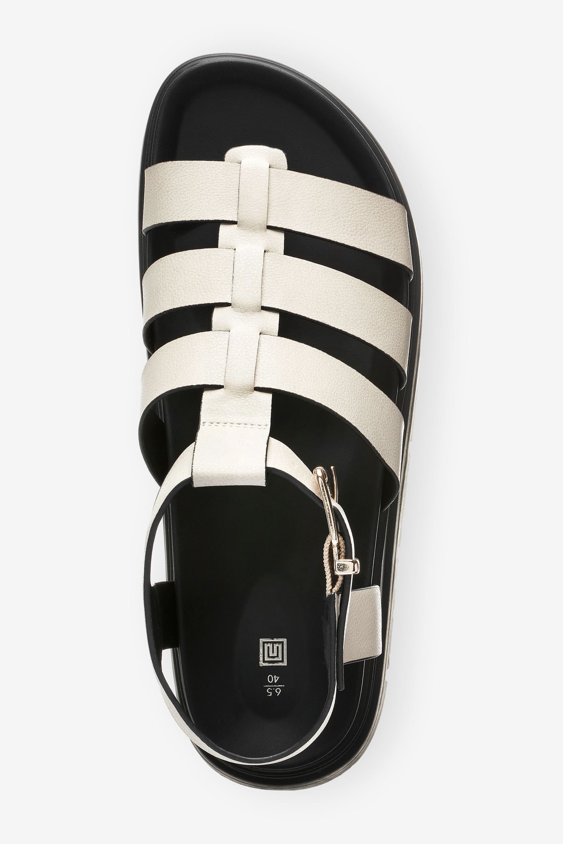 Cream gladiator sandals sales