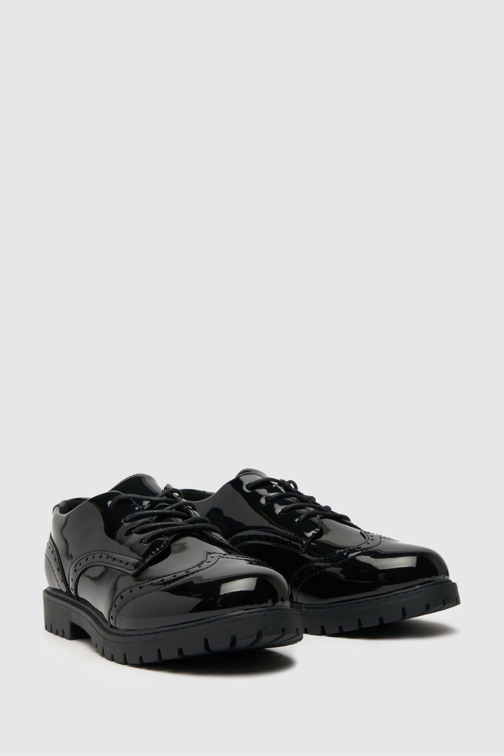 Schuh Wide Fit Loving Black Shoes - Image 2 of 4