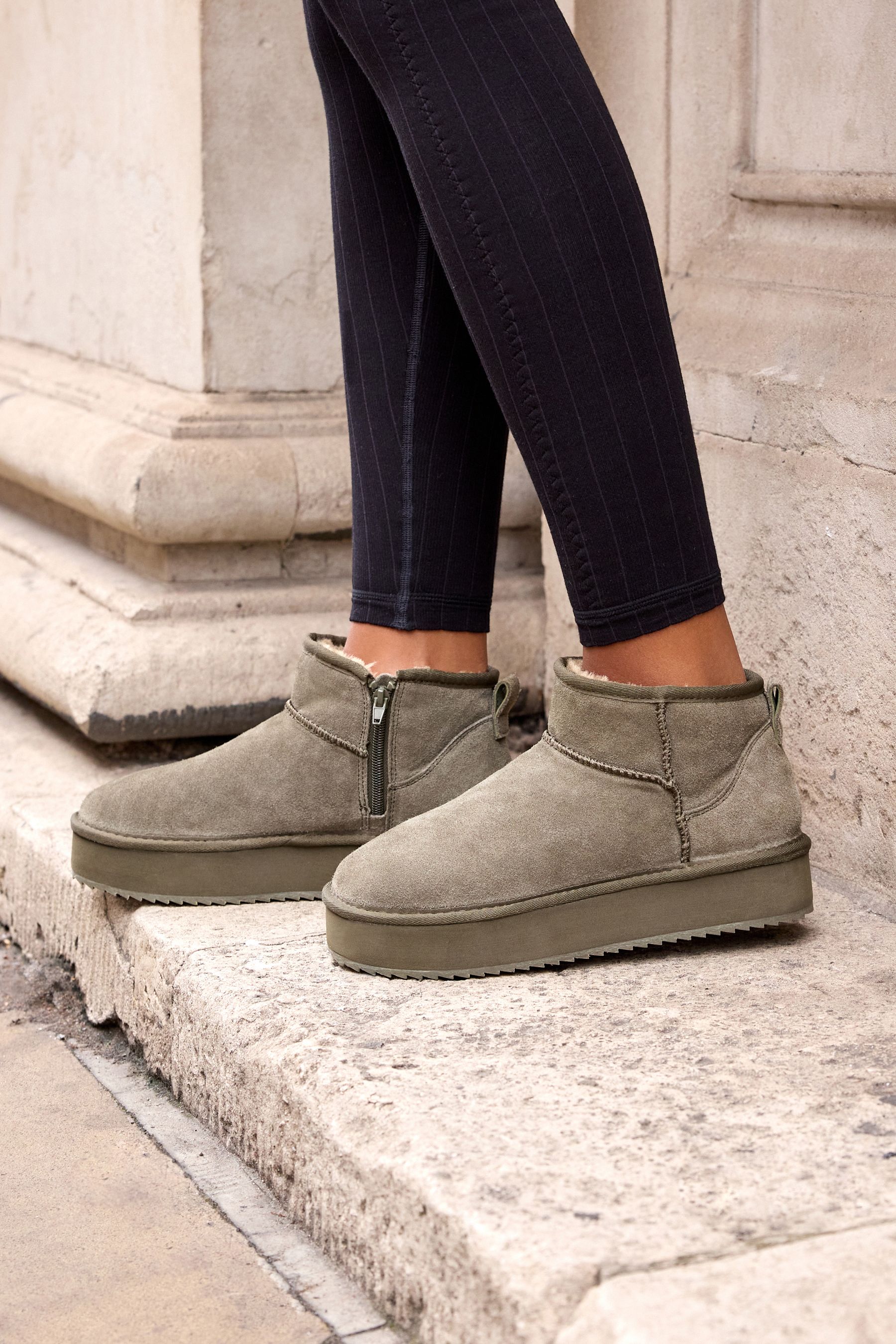 Next fur boots new arrivals