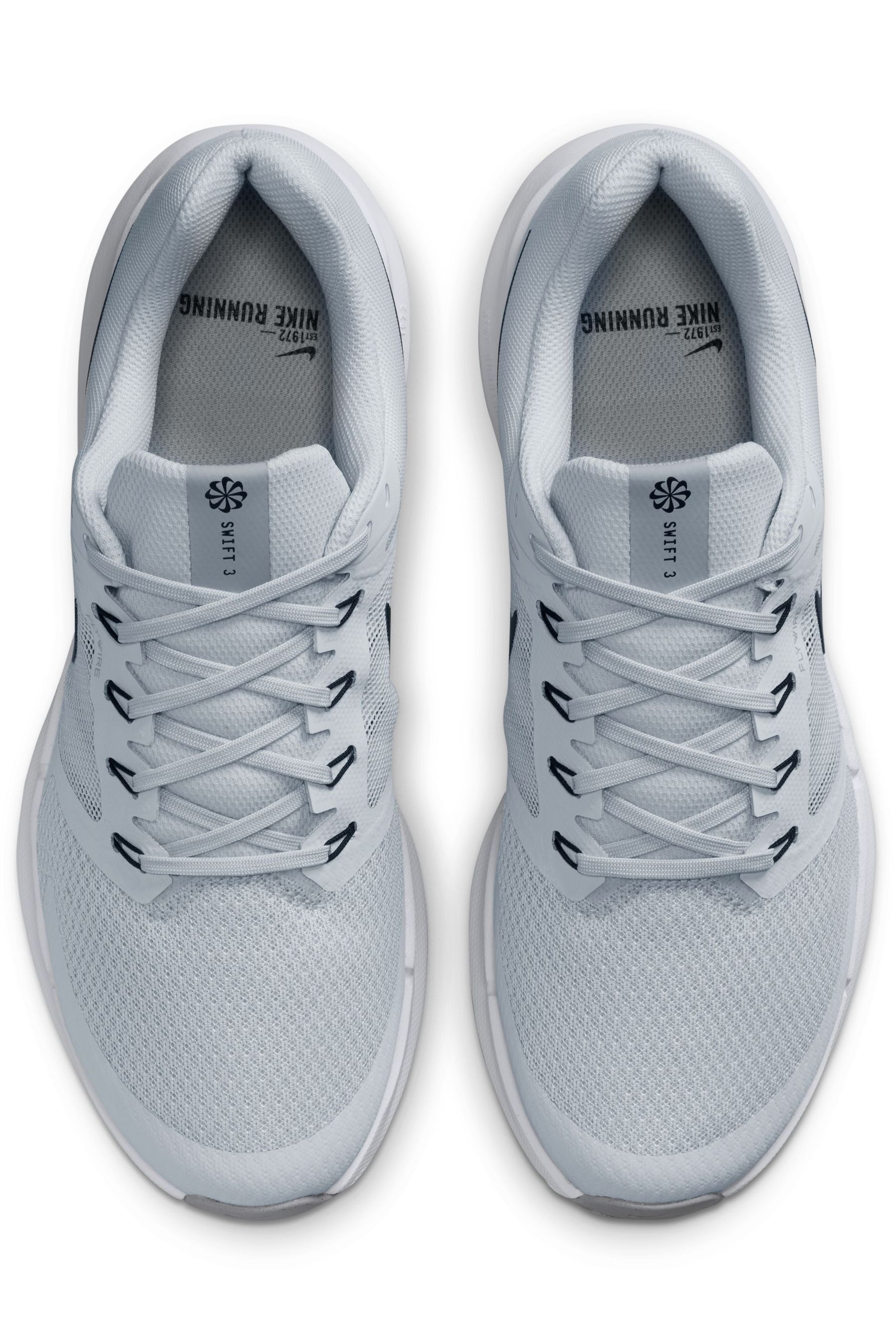 Buy Nike Grey Black Run Swift 3 Running Trainers from Next Luxembourg
