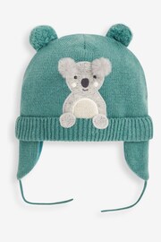 JoJo Maman Bébé Teal Koala Hat - Image 2 of 3