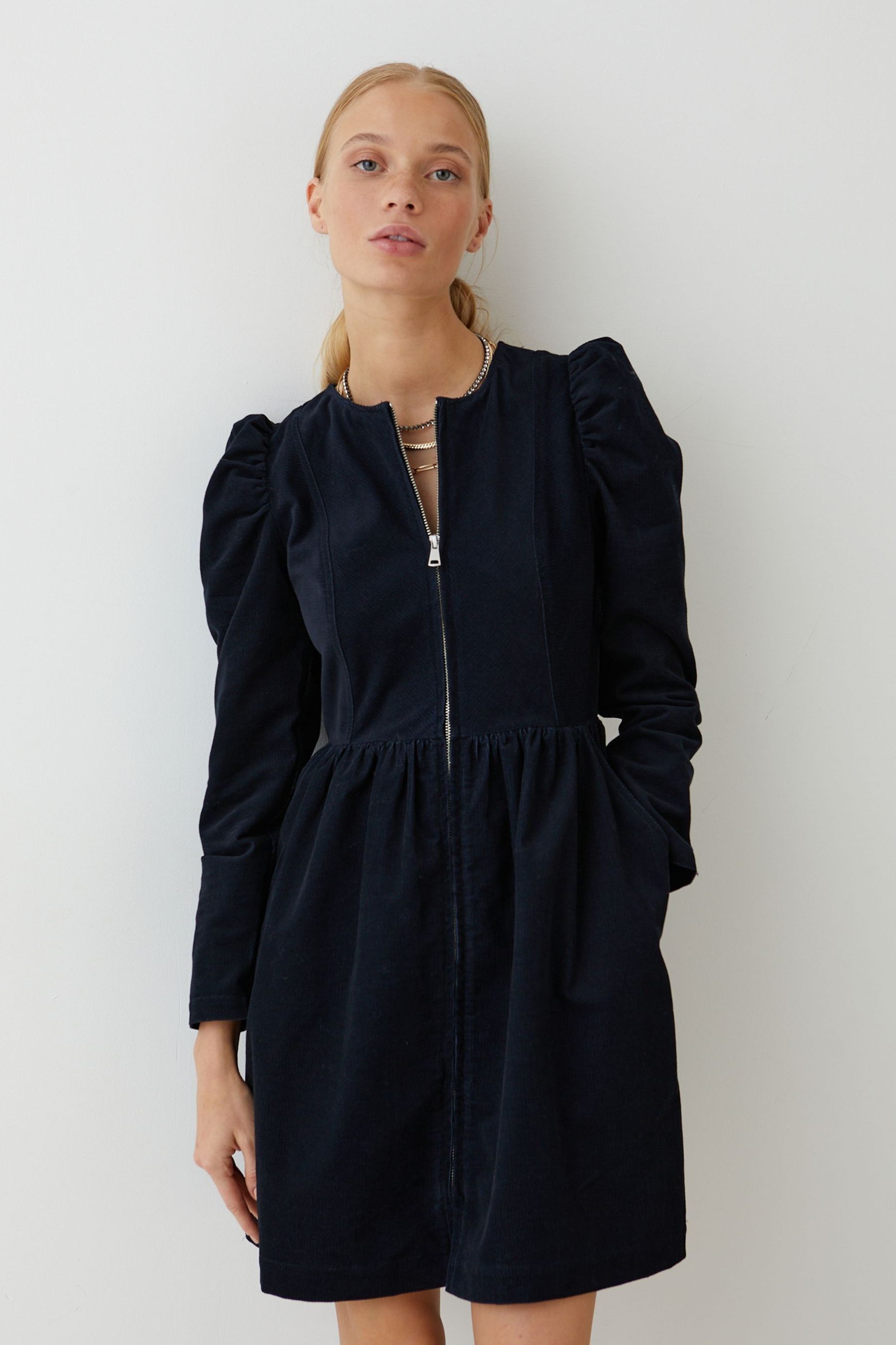 Oliver bonas navy dress on sale