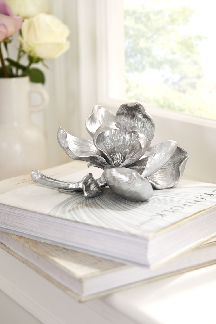 Buy Silver Decorative Flower Ornament from Next United Arab Emirates