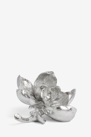 Silver Decorative Flower Ornament - Image 3 of 4