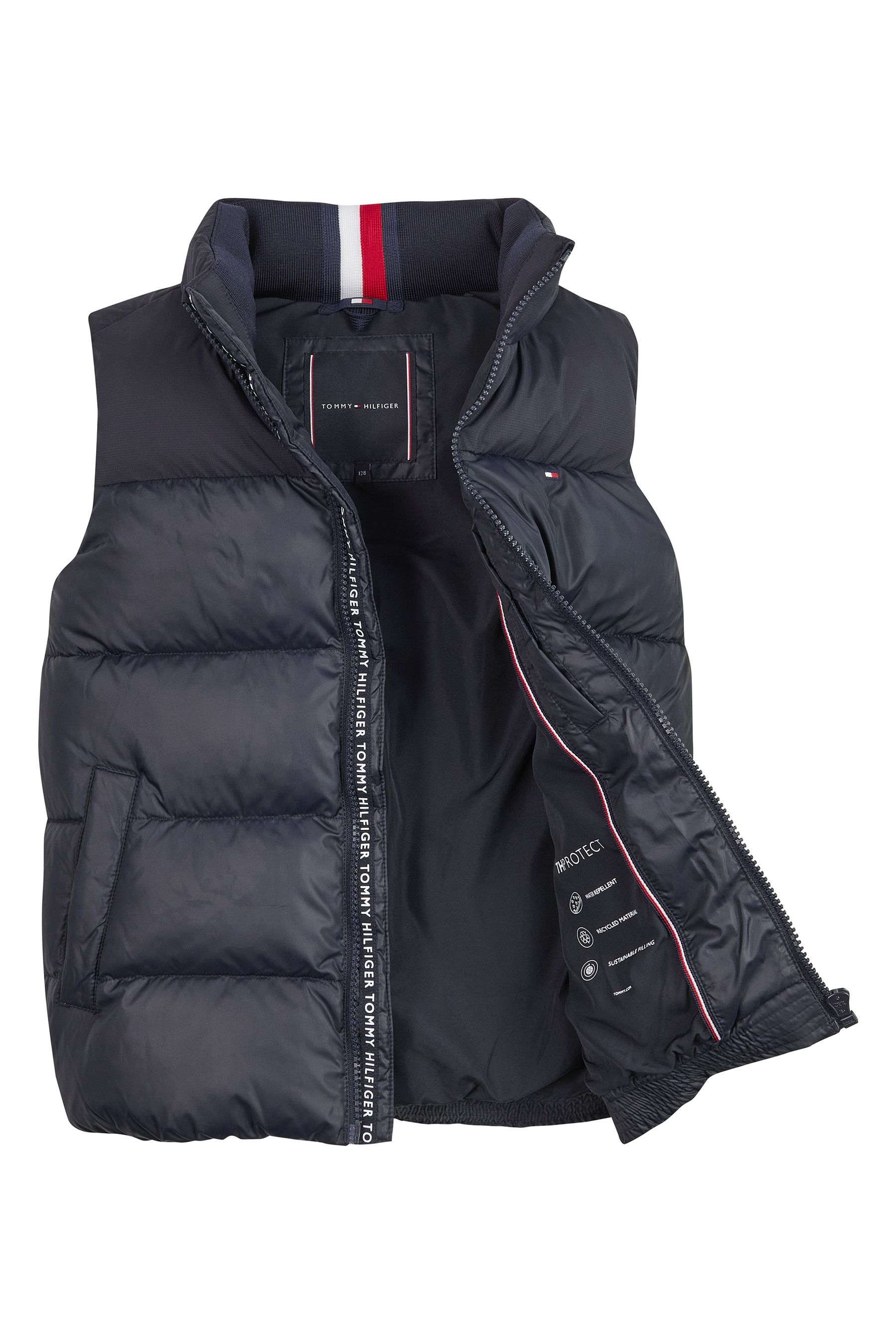 Tommy hilfiger body warmer black cheap