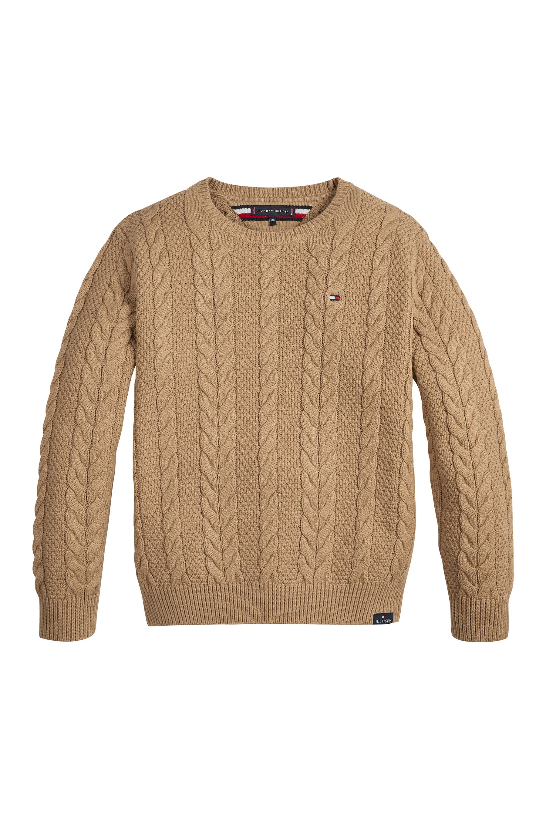 Tommy hilfiger brown sweater store