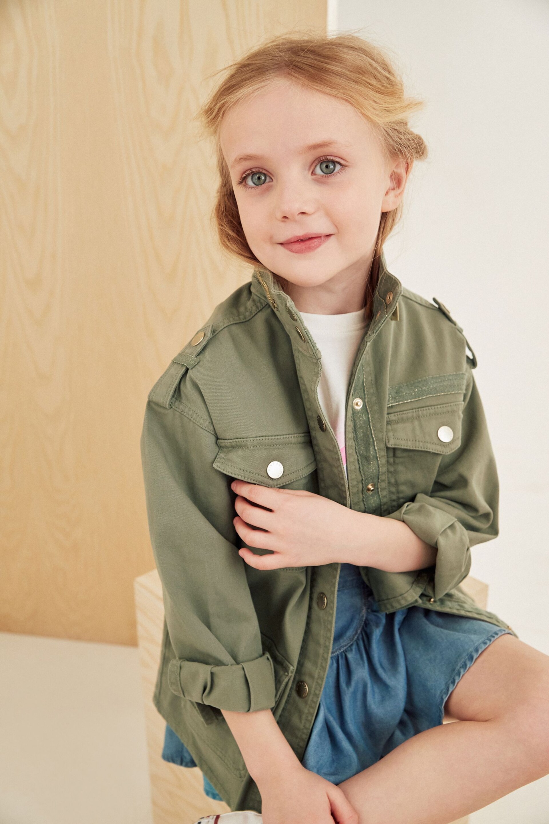 Mint Velvet Khaki Utility Jacket - Image 1 of 12