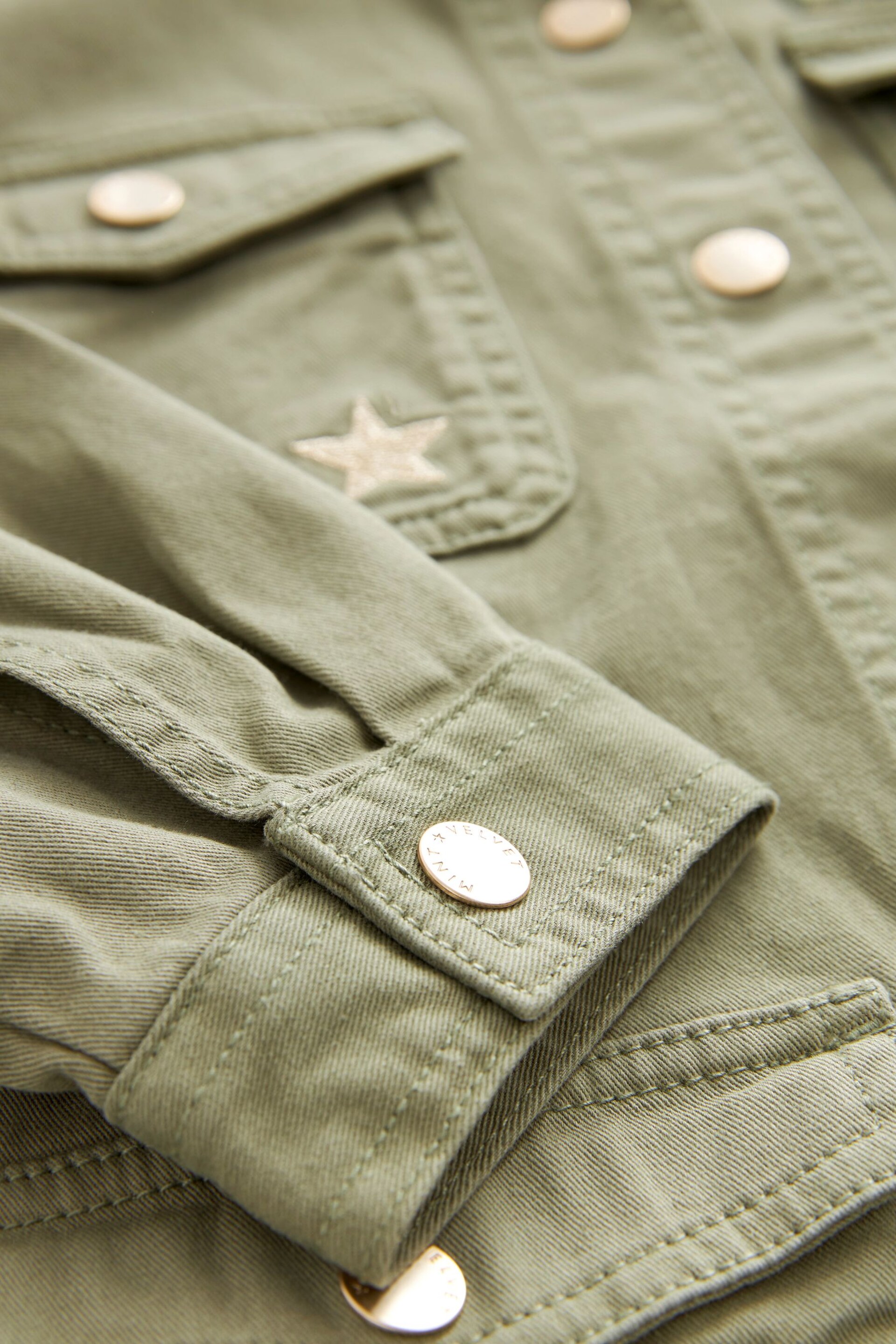 Mint Velvet Khaki Utility Jacket - Image 12 of 12