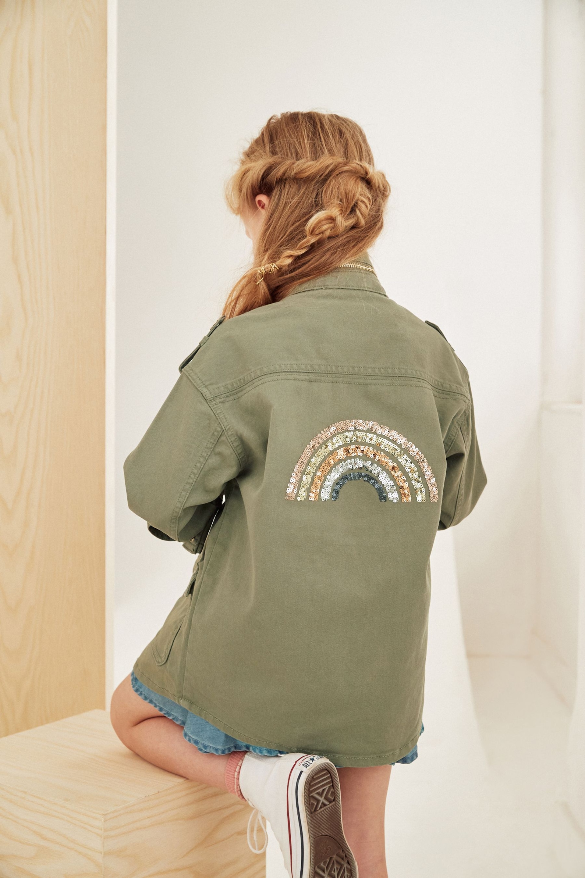 Mint Velvet Khaki Utility Jacket - Image 2 of 12