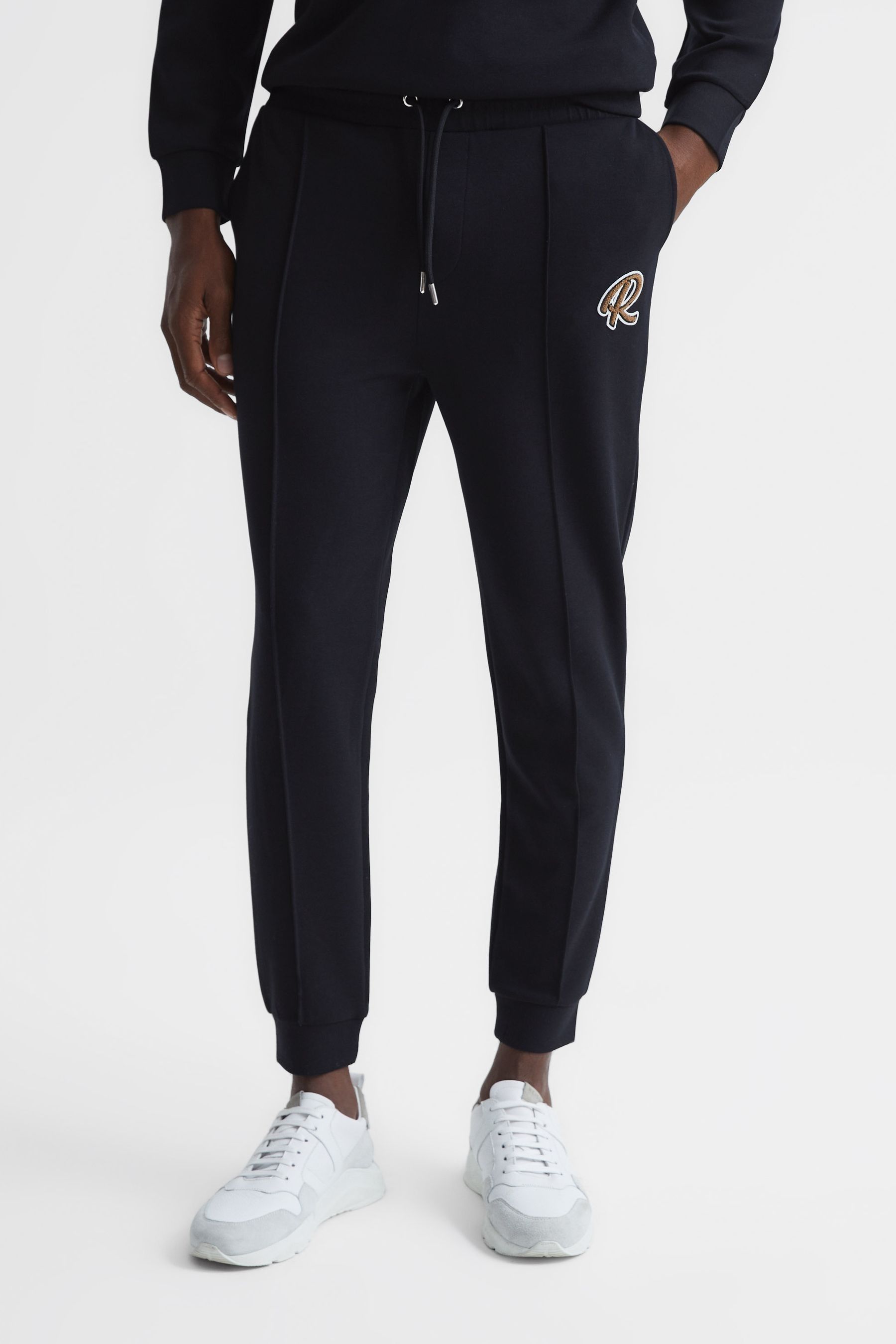 Buy Reiss Navy Premier Logo Drawstring Loungewear Joggers from Next United Arab Emirates