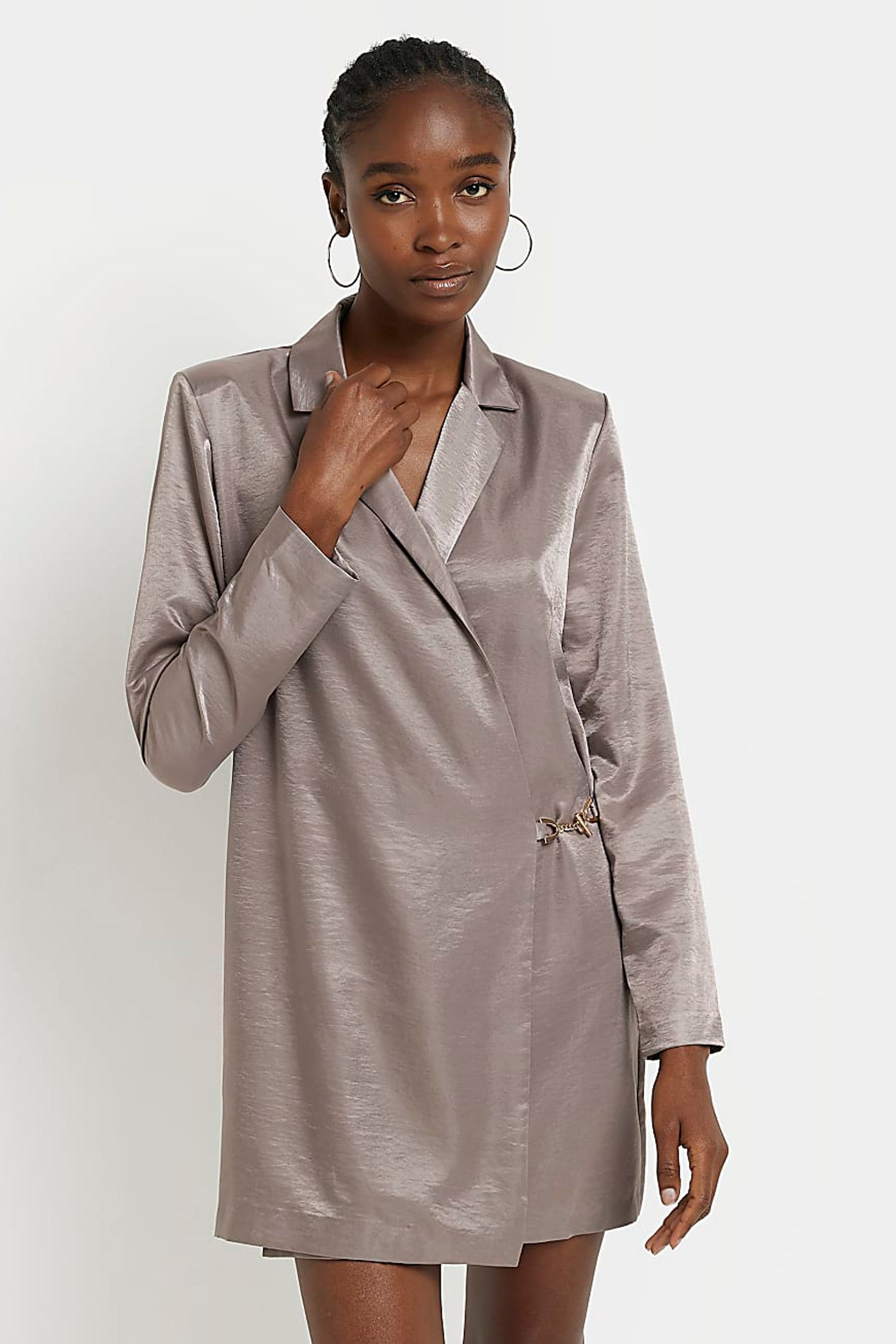 River island metallic dress outlet