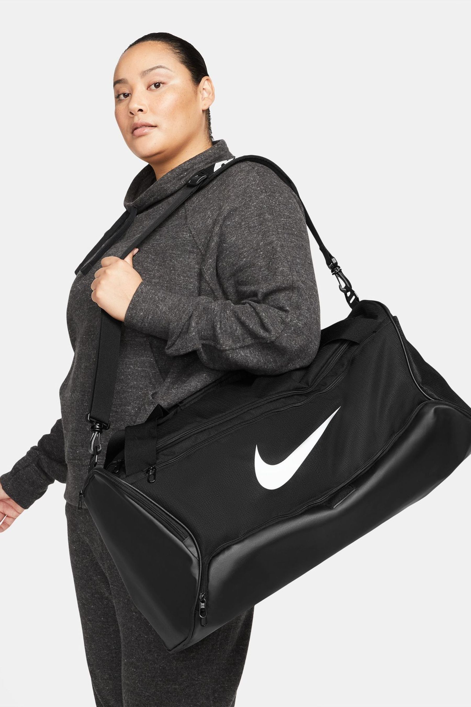 Buy Nike Black Brasilia Training Duffel Bag 60L from Next Luxembourg