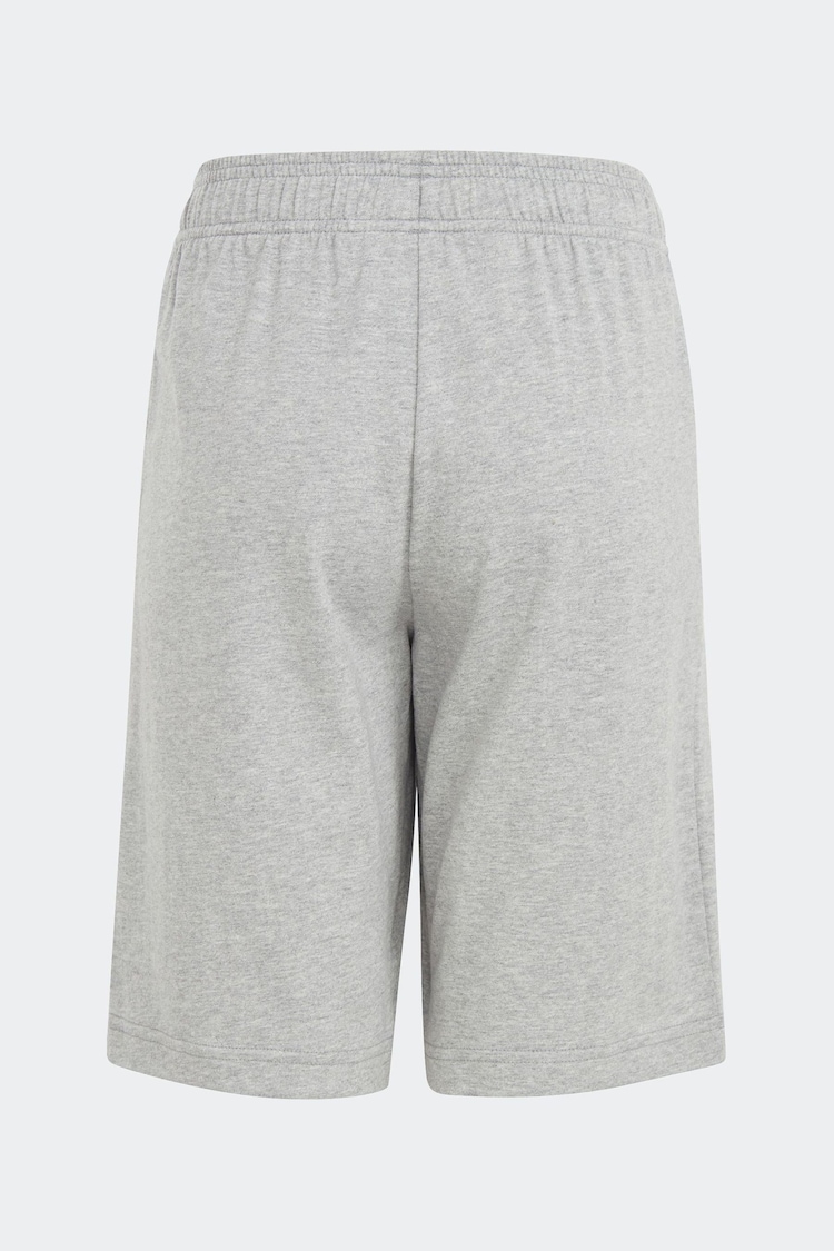 adidas Grey Essentials Big Logo Cotton Shorts - Image 2 of 5