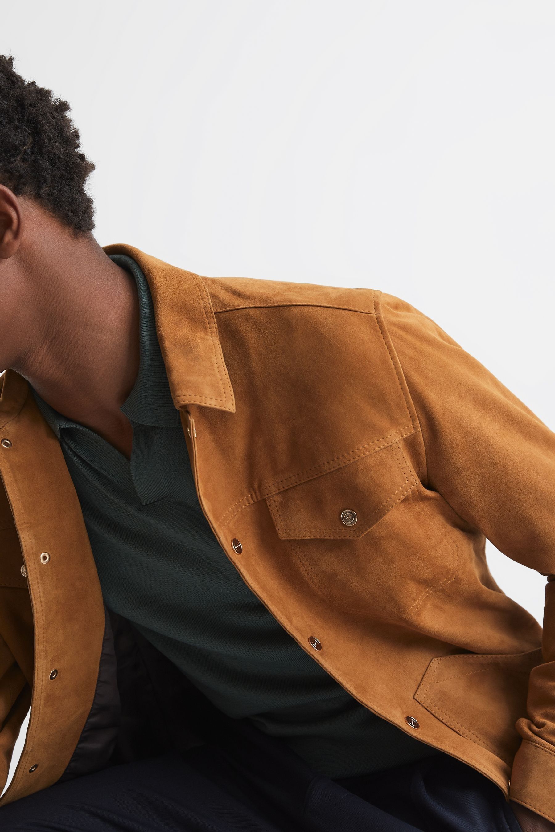 Caramel suede jacket hotsell