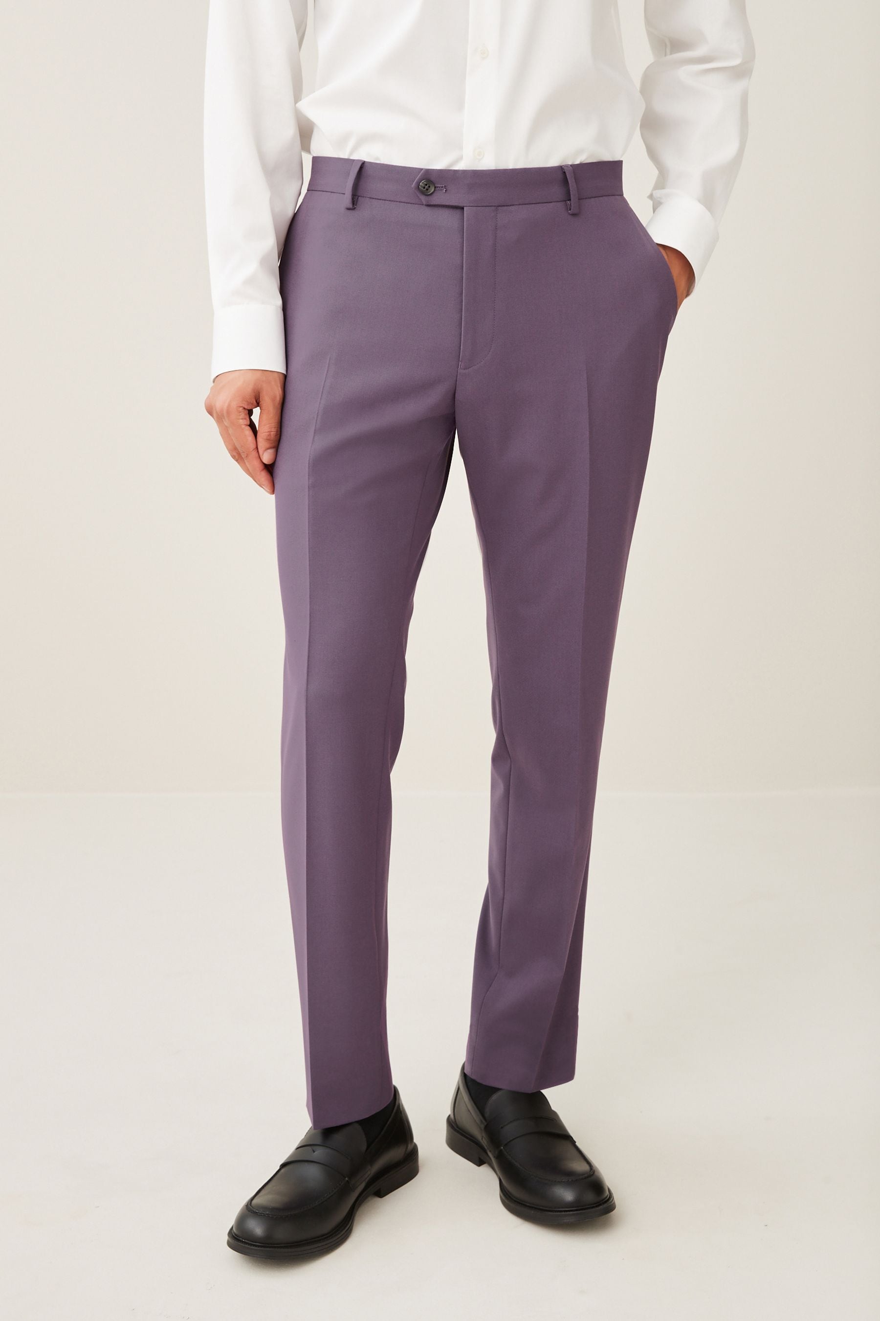 Buy Lilac Purple Motion Flex Stretch Suit Trousers from Next Luxembourg