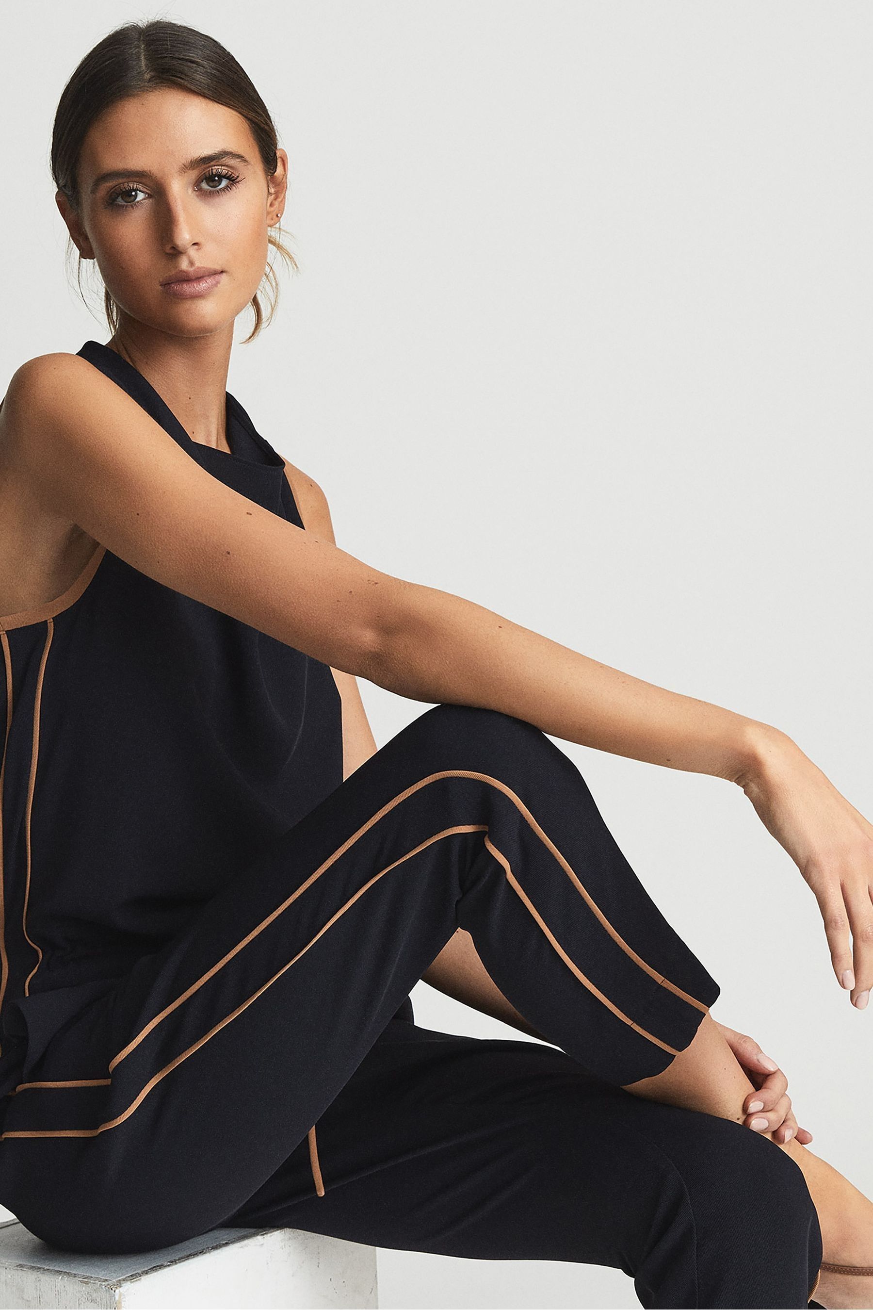 Petite side stripe leggings clearance