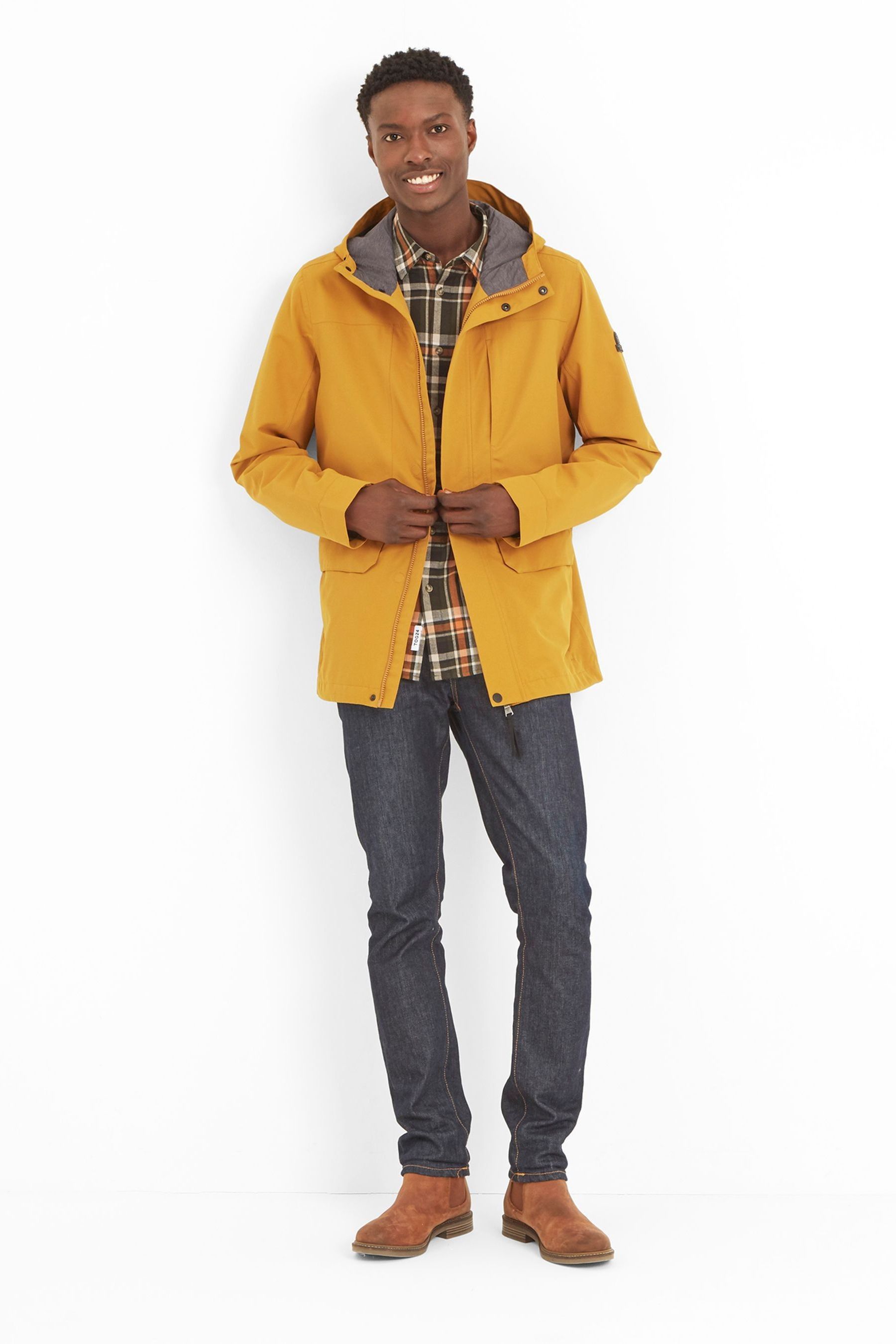 Buy Tog 24 Yellow Bewley Mens Waterproof Jacket from Next Luxembourg