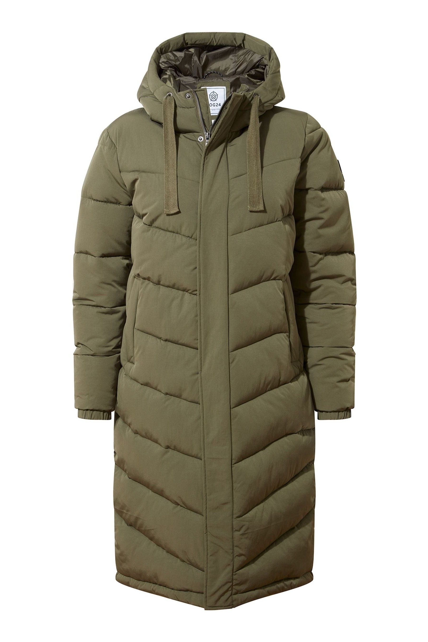 Buy Tog 24 Green Raleigh Thermal Padded Long Coat from the Next UK online shop