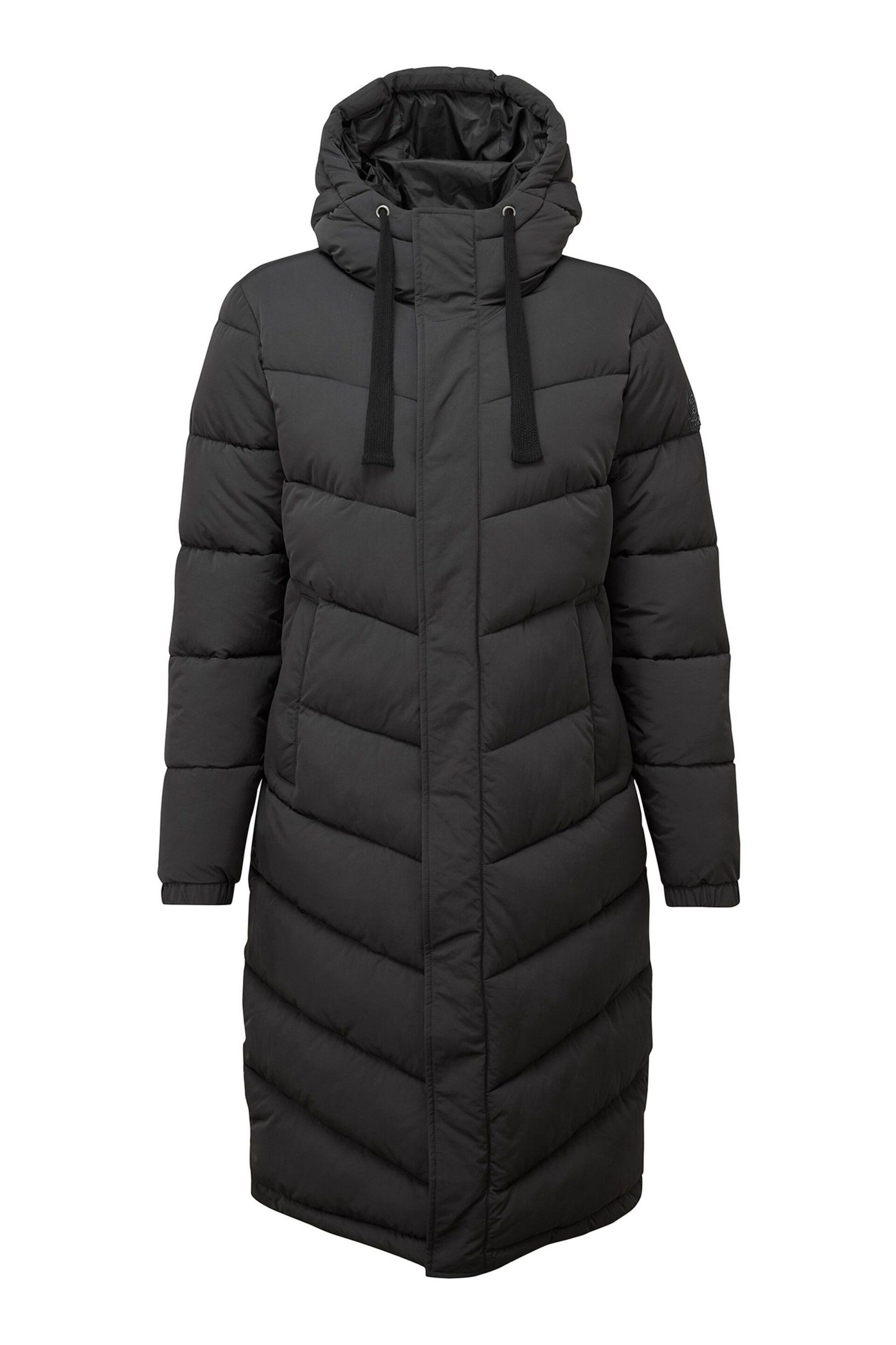Tog 24 Black Raleigh Thermal Padded Long Coat - Image 6 of 6
