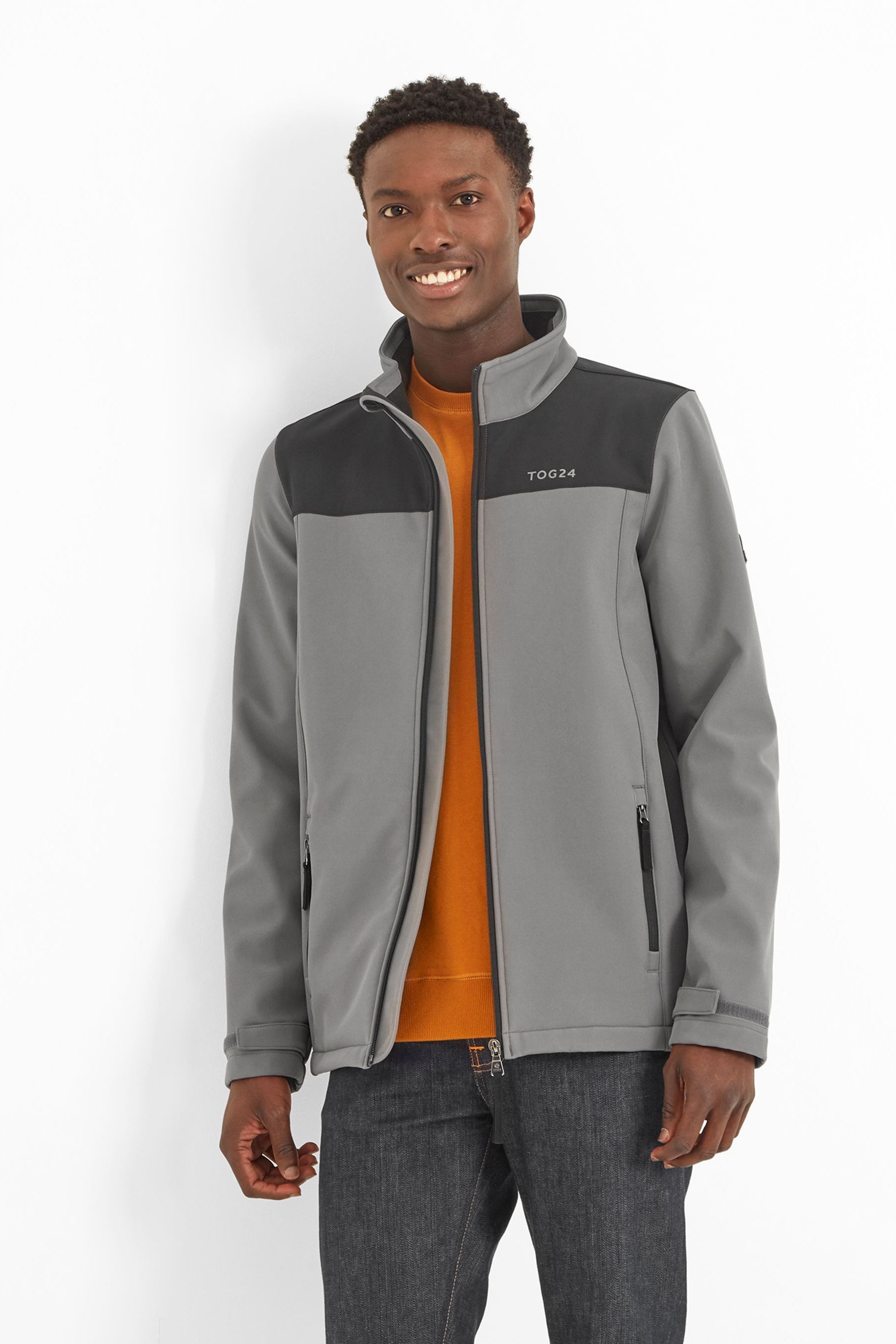 Buy Tog 24 Charcoal Grey Feizor Softshell Jacket from Next Gibraltar
