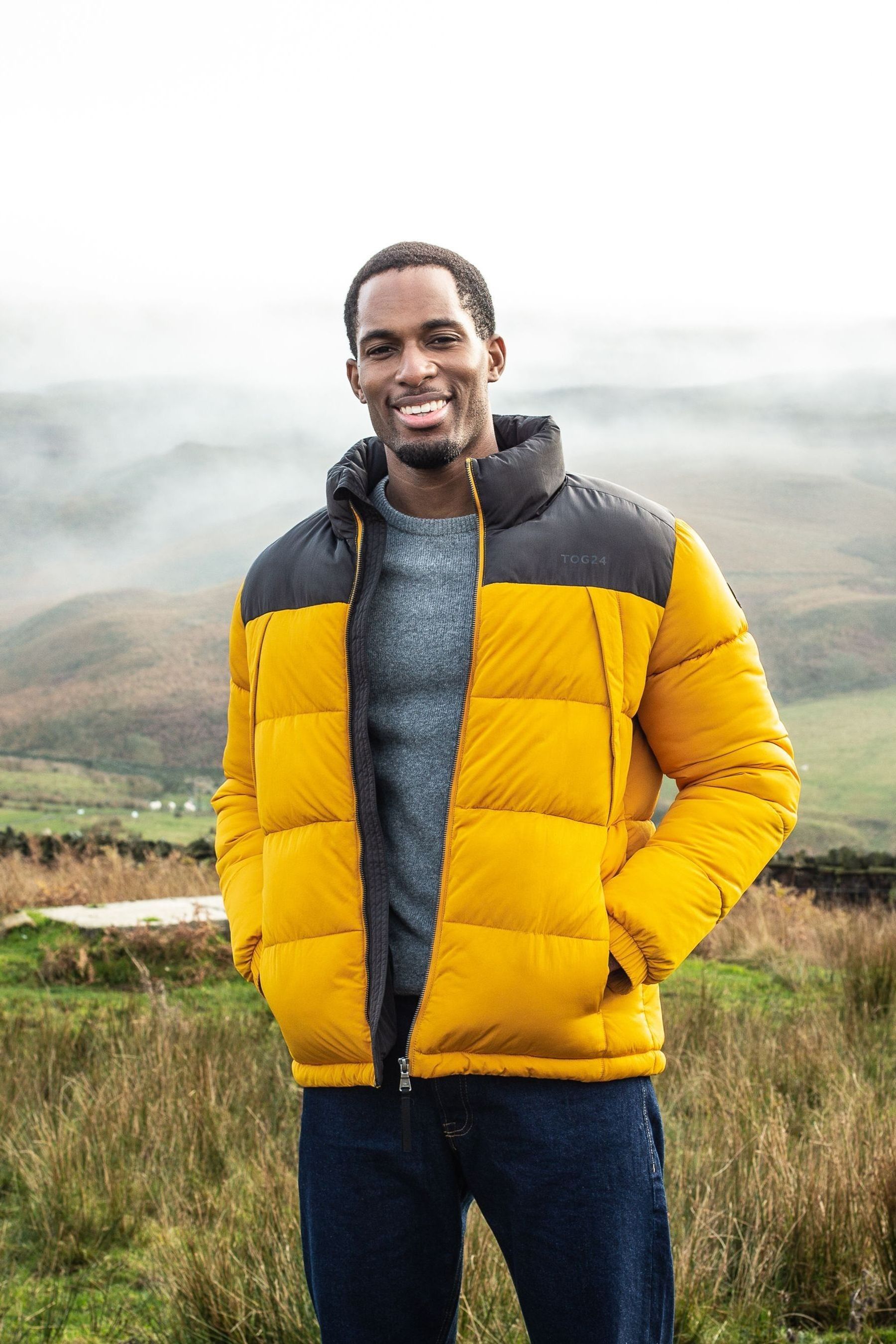Buy Tog 24 Blue Caverley Mens Insulated Jacket from Next Luxembourg