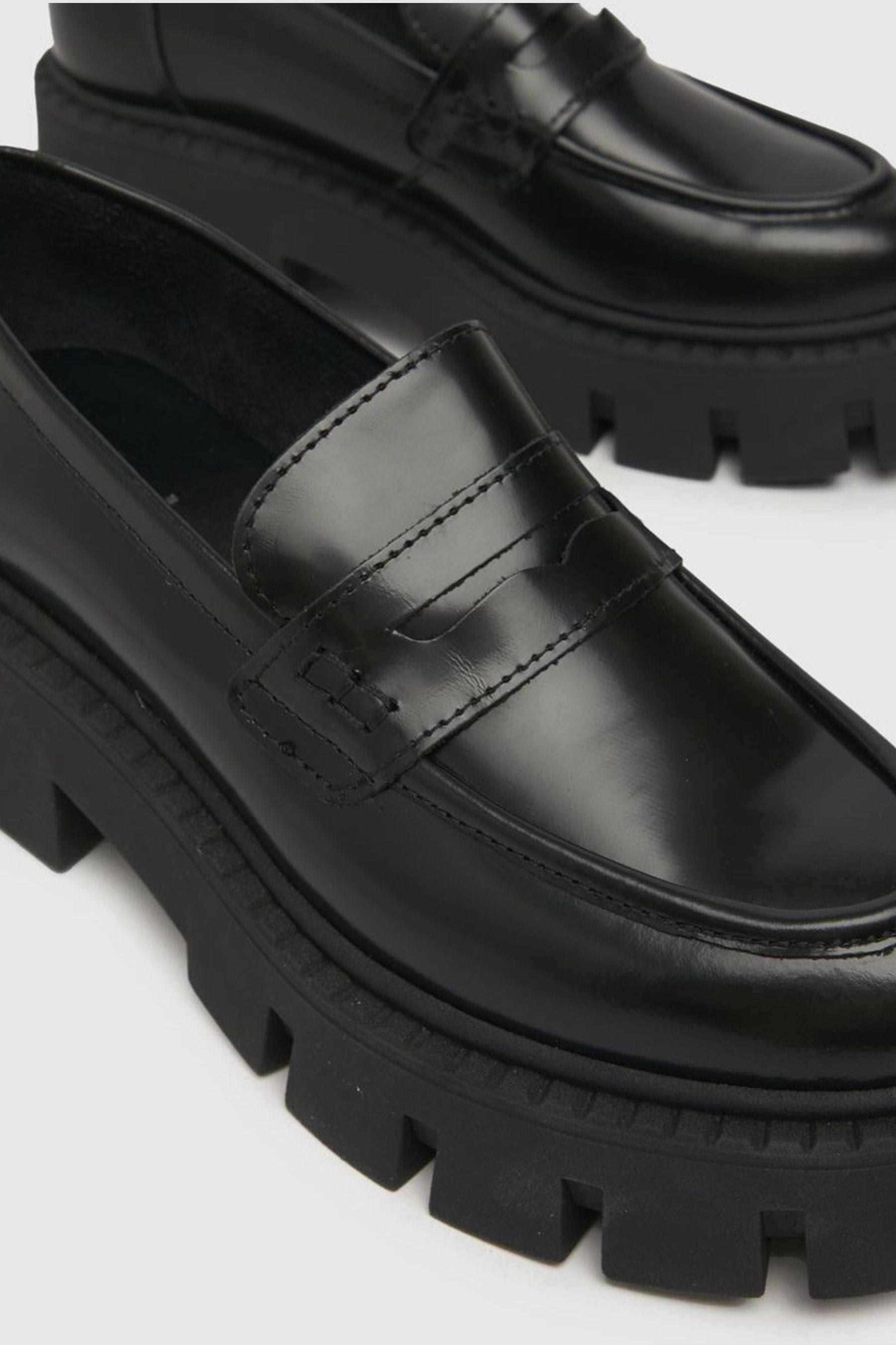 Schuh black loafers clearance