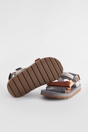 Tan/Grey Trekker Sandals - Image 4 of 5