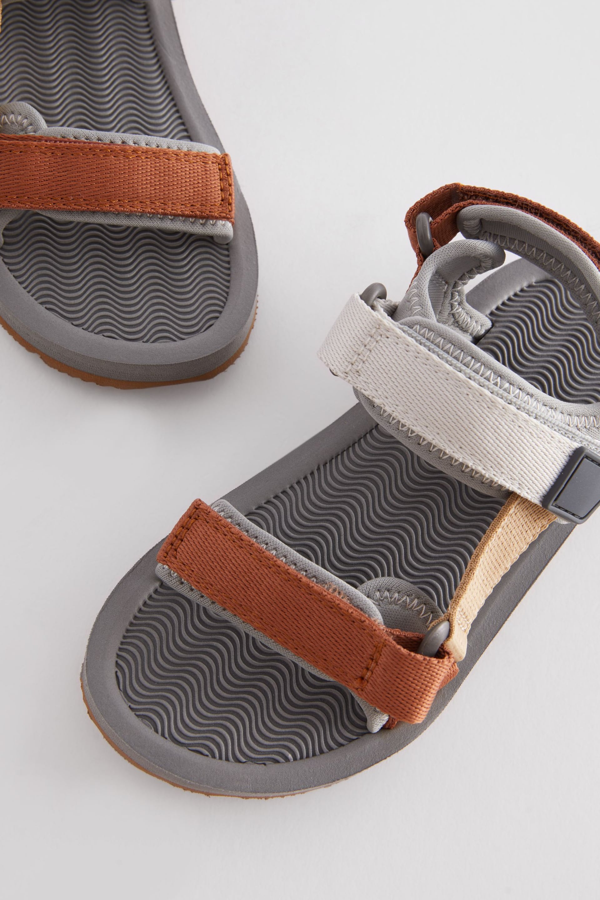 Tan/Grey Trekker Sandals - Image 5 of 5