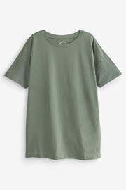 Khaki Green Oversized T-Shirt - Image 8 of 8