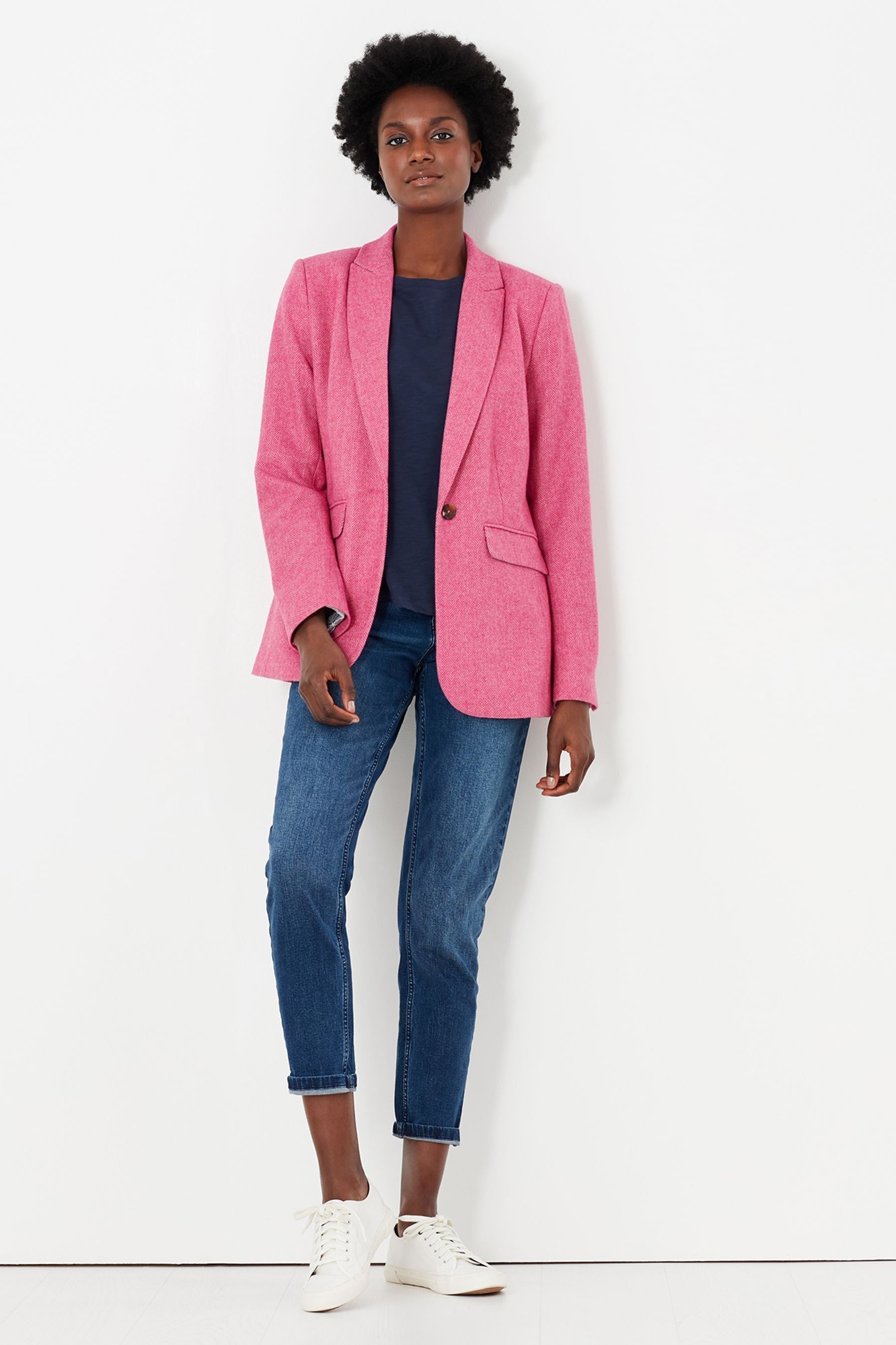 Joules pink blazer hot sale