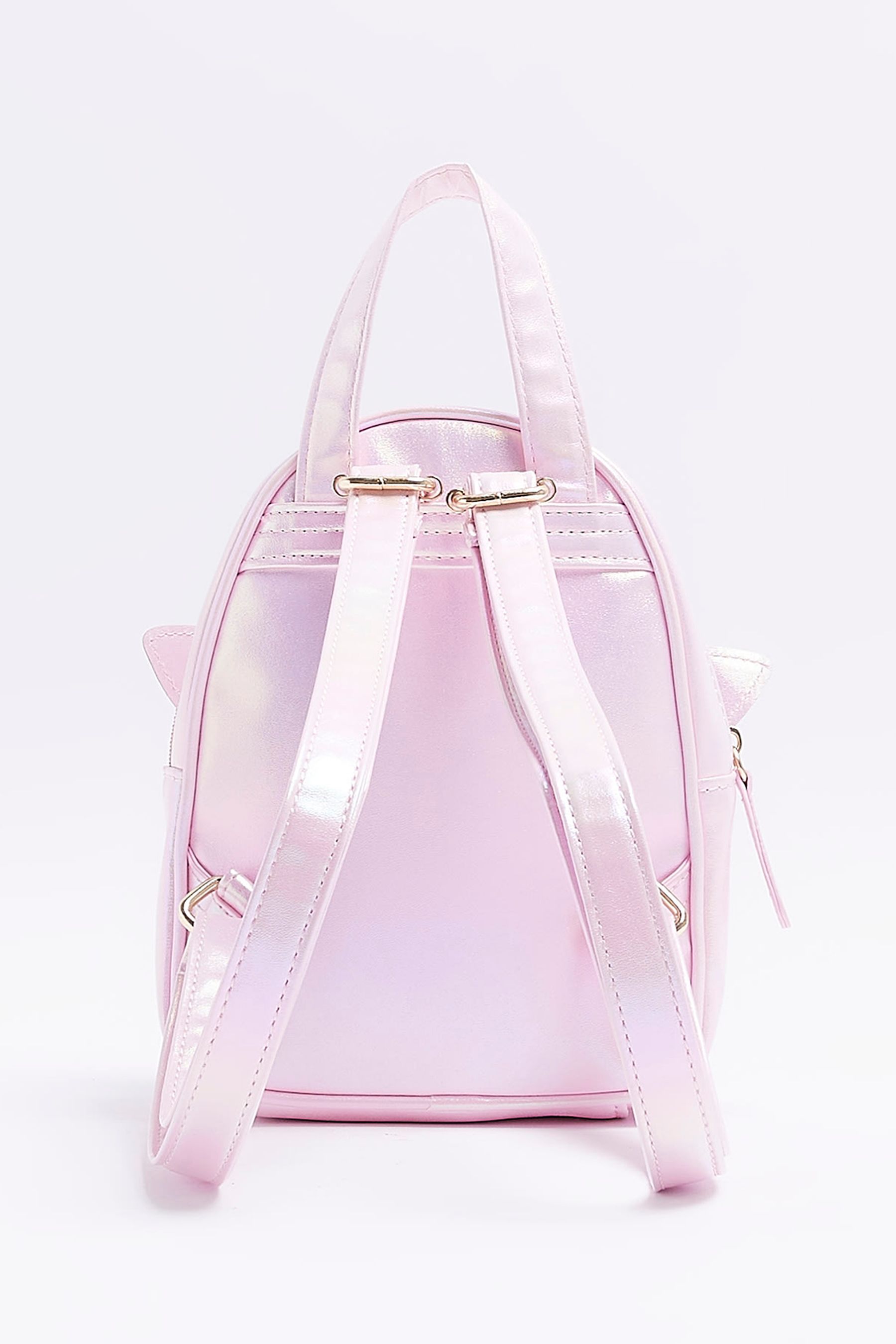 River island pink backpack cheap