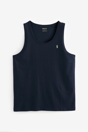 Blue/White/Navy 3 Pack Stag Vest - Image 3 of 12