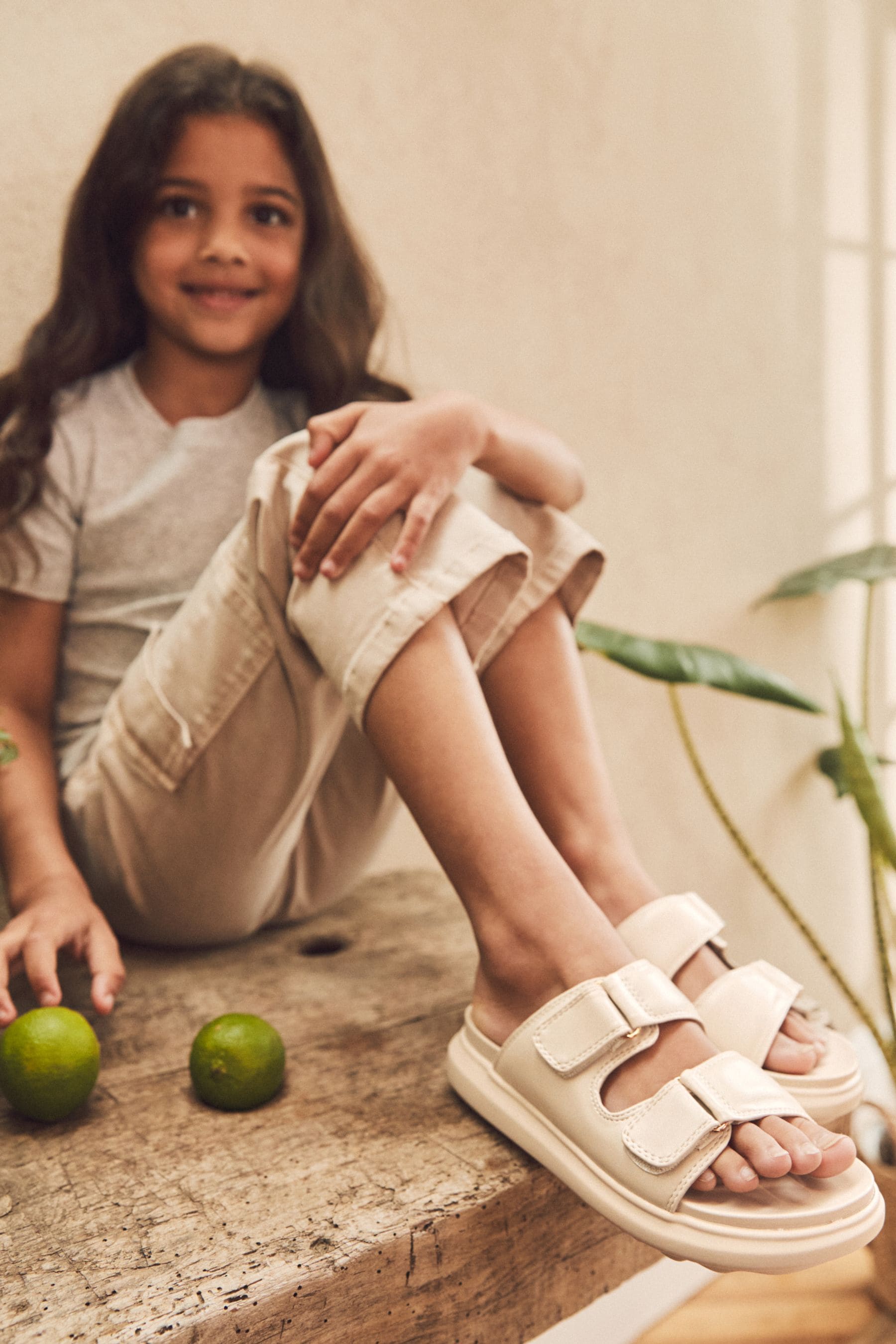 Chunky strap sandals deals