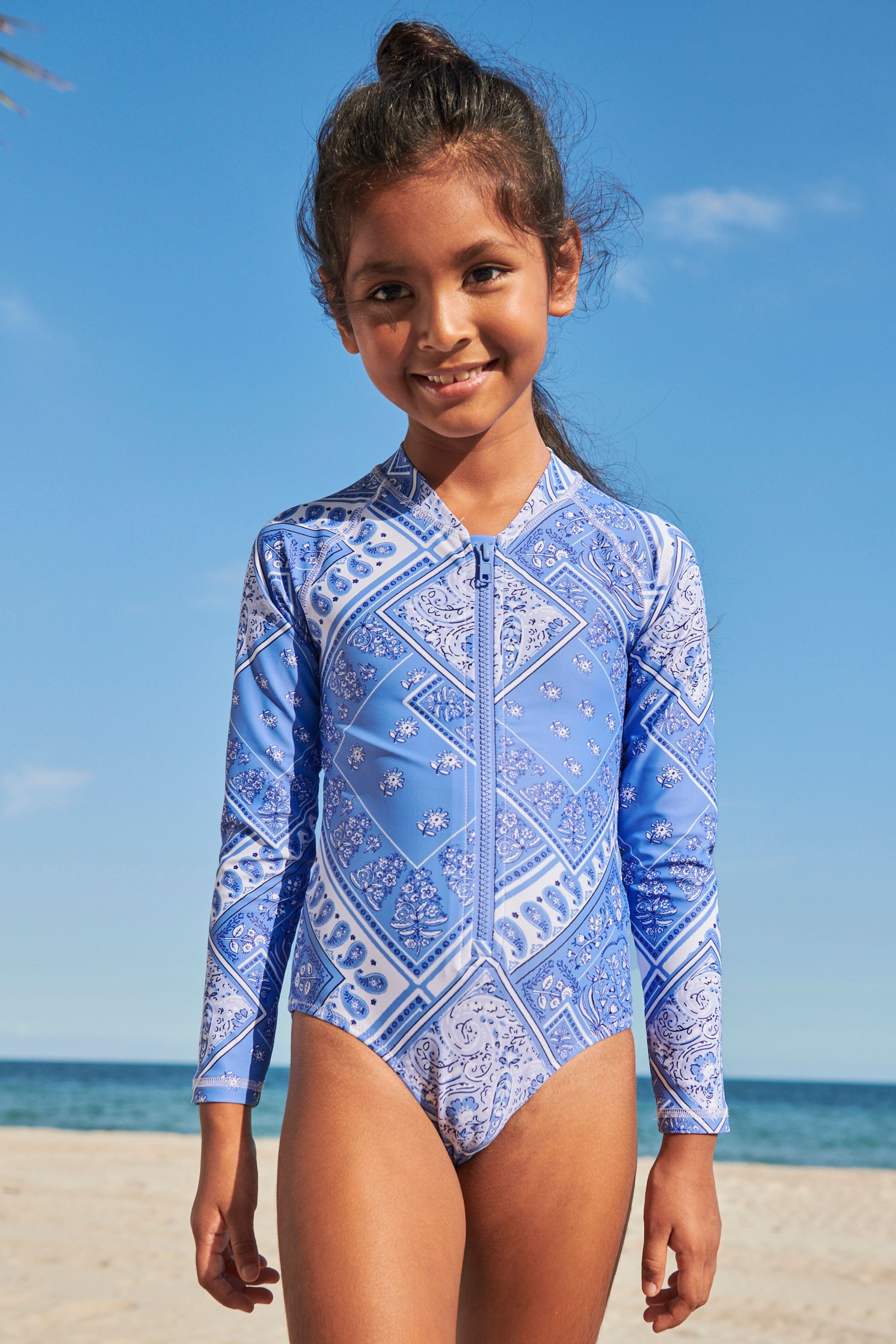 White long sleeve swimsuit outlet