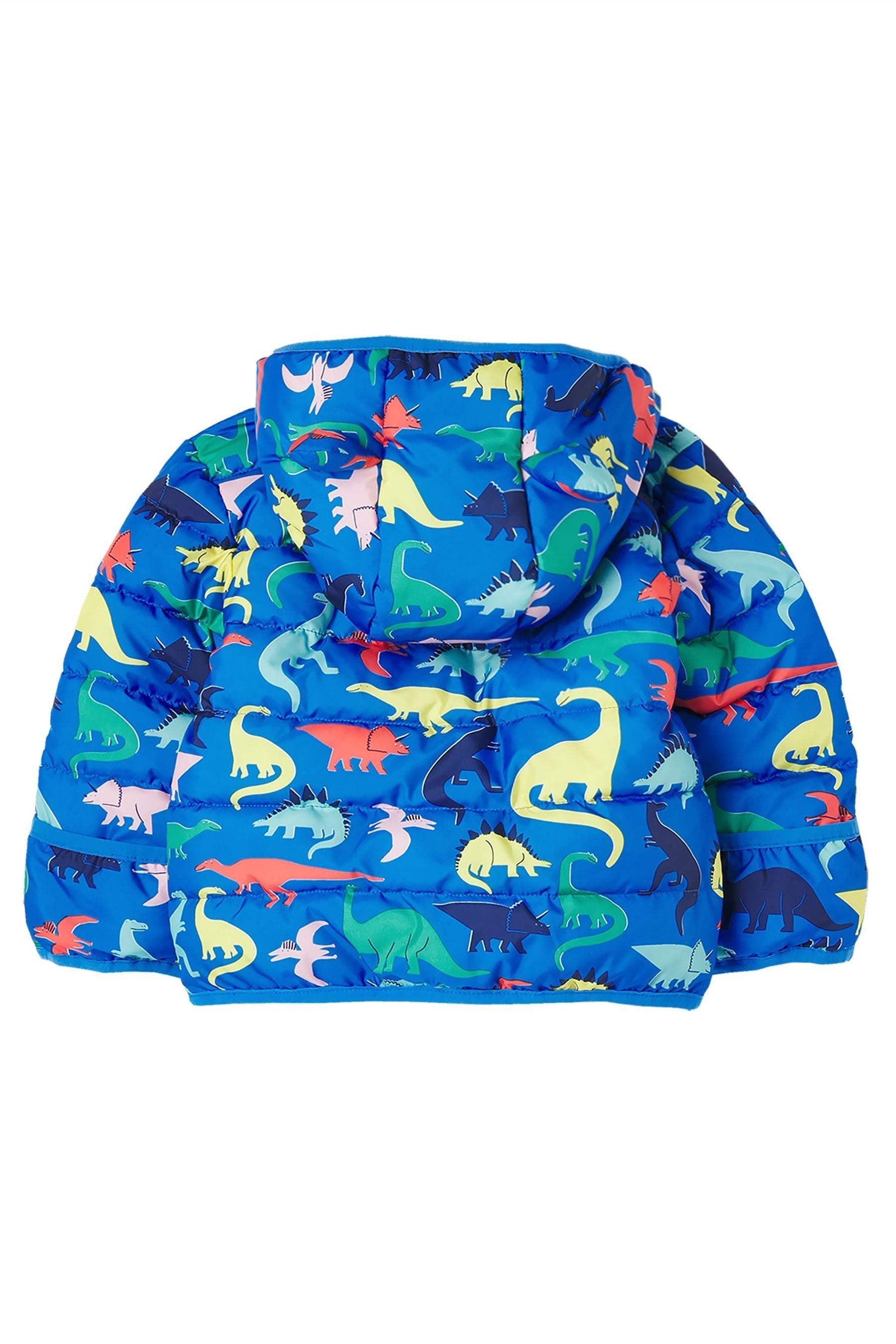 Buy Joules Blue Jessie Printed Padded Jacket from Next Luxembourg