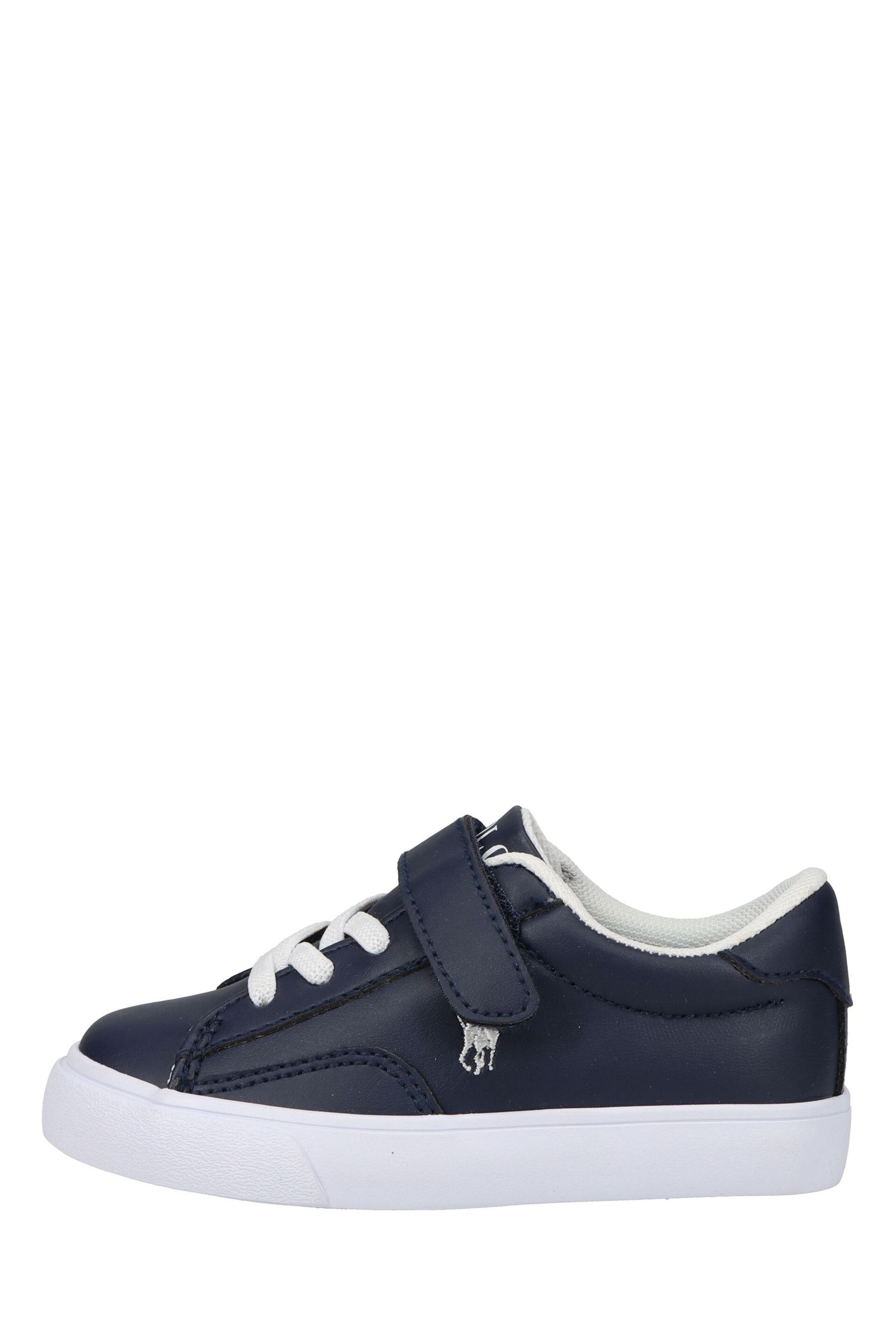 Polo Ralph Lauren Theron V Velcro Logo Trainers - Image 1 of 5