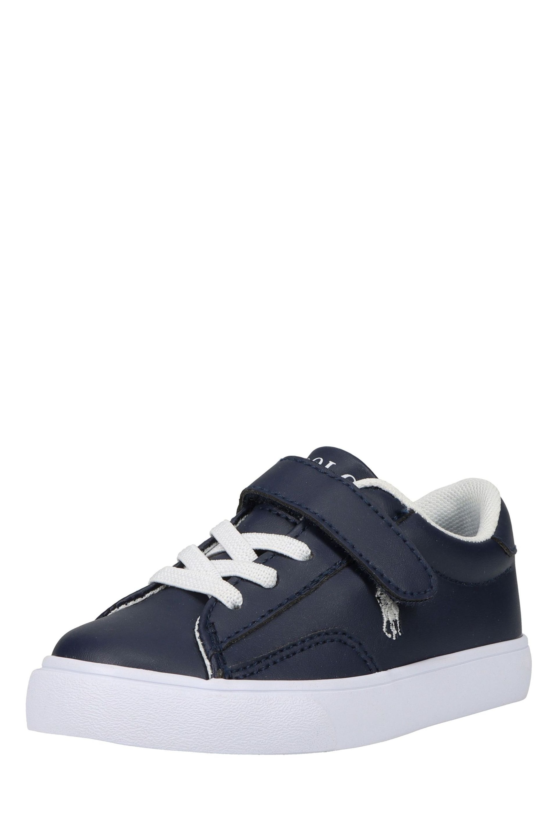 Polo Ralph Lauren Theron V Velcro Logo Trainers - Image 3 of 5