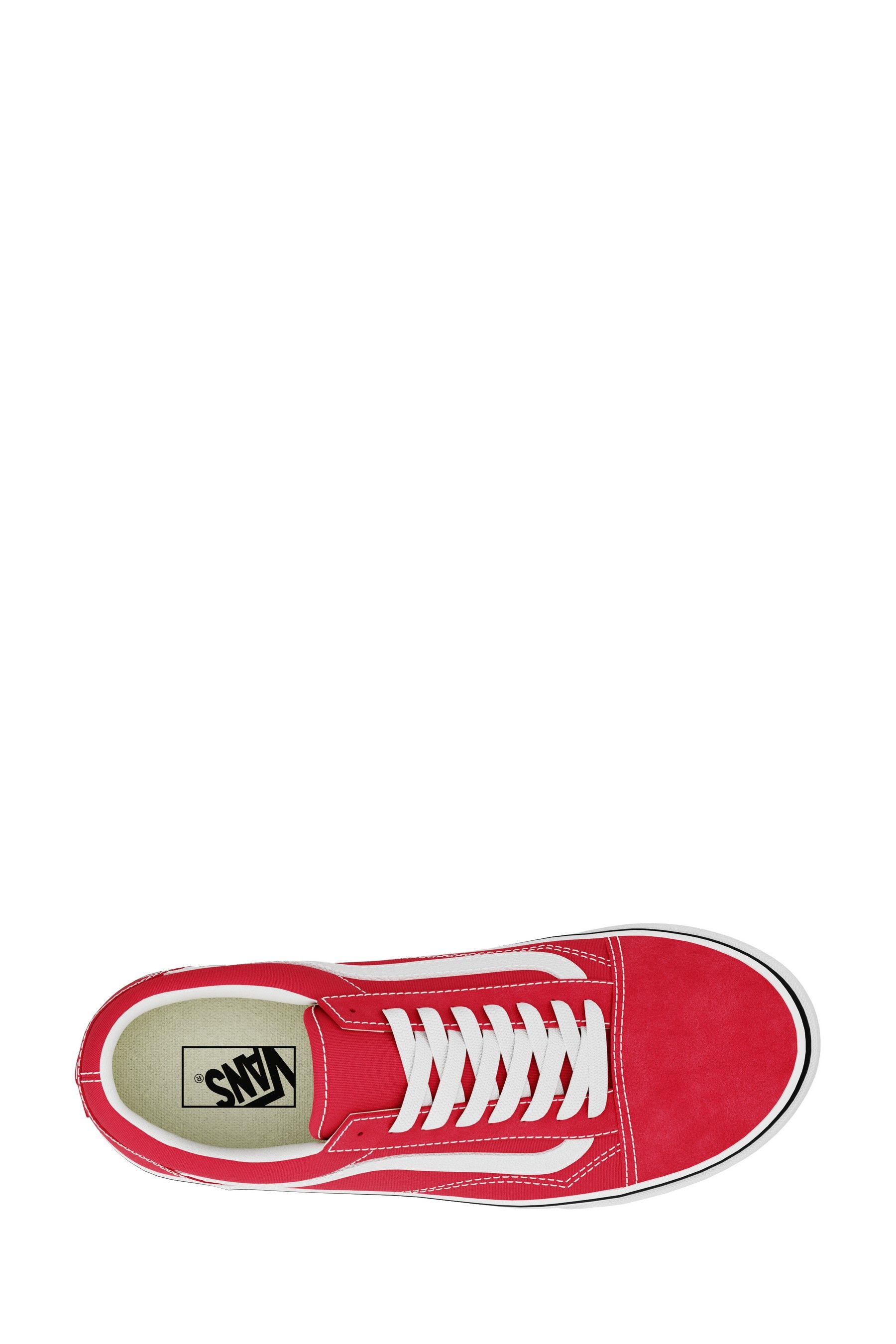 Racing red vans old skool shop