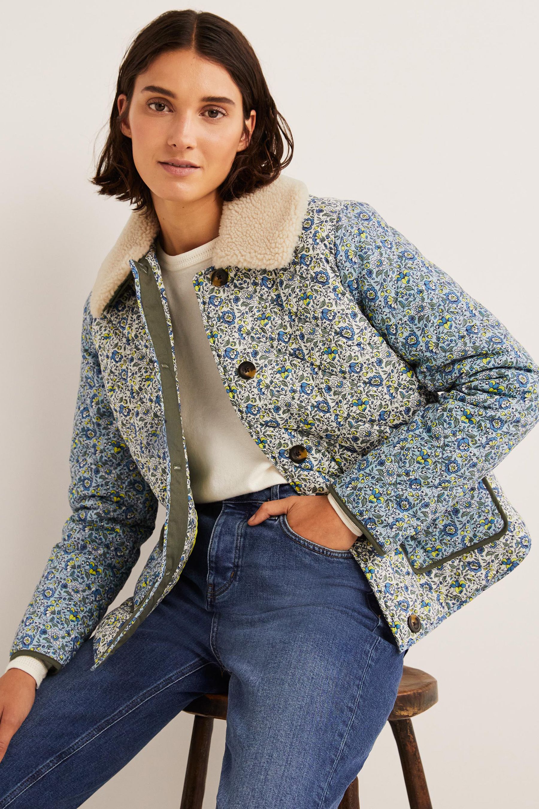 Boden white jacket 2025