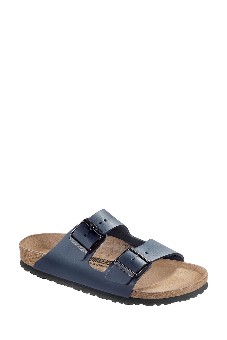 Birkenstock Turquoise Blue Arizona Leather Sandals - Image 1 of 2