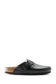 Birkenstock Smooth Leather Boston Black Clogs - Image 2 of 7