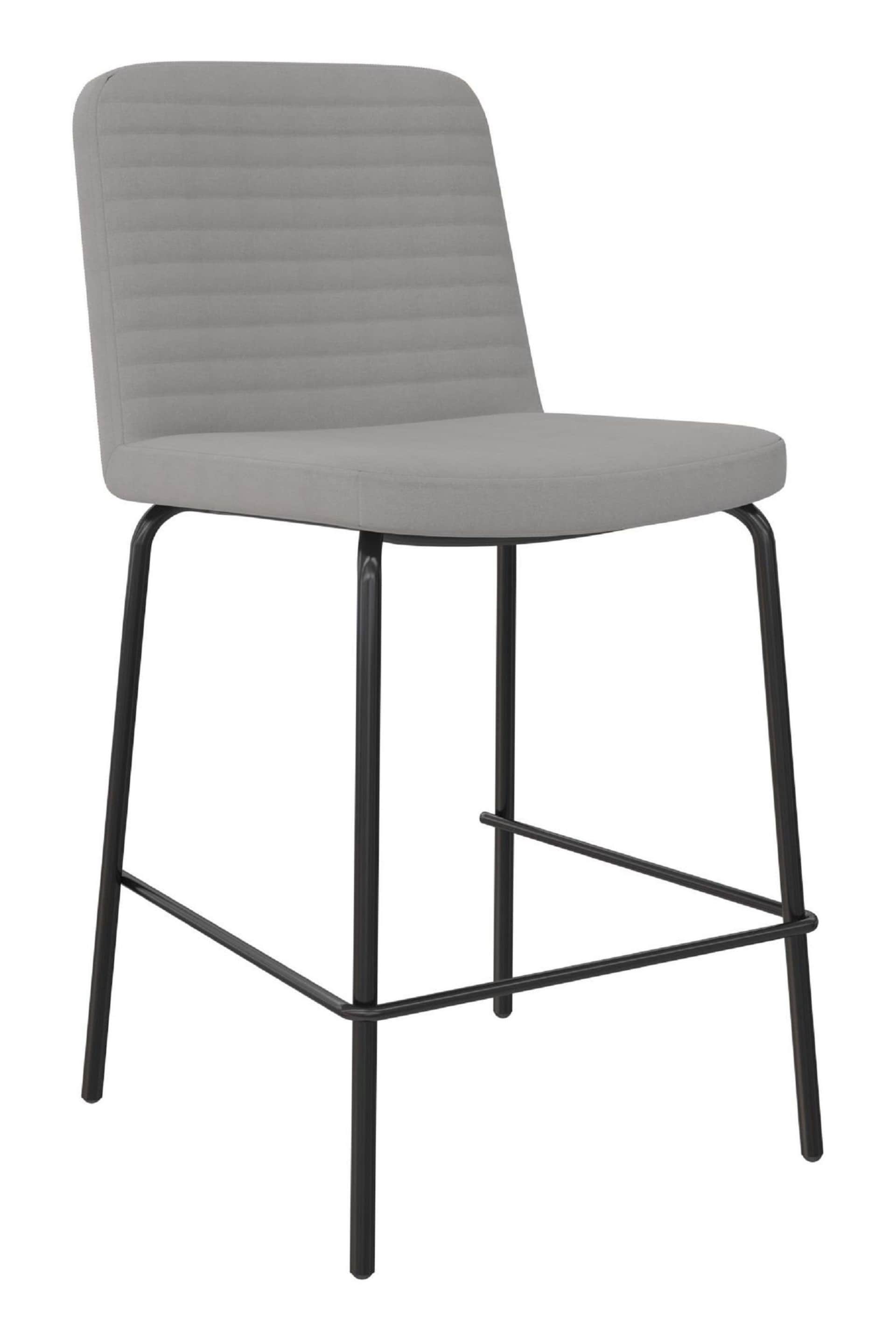 Dorel Home Grey Europe Corey Faux Leather Counter Stool - Image 3 of 4
