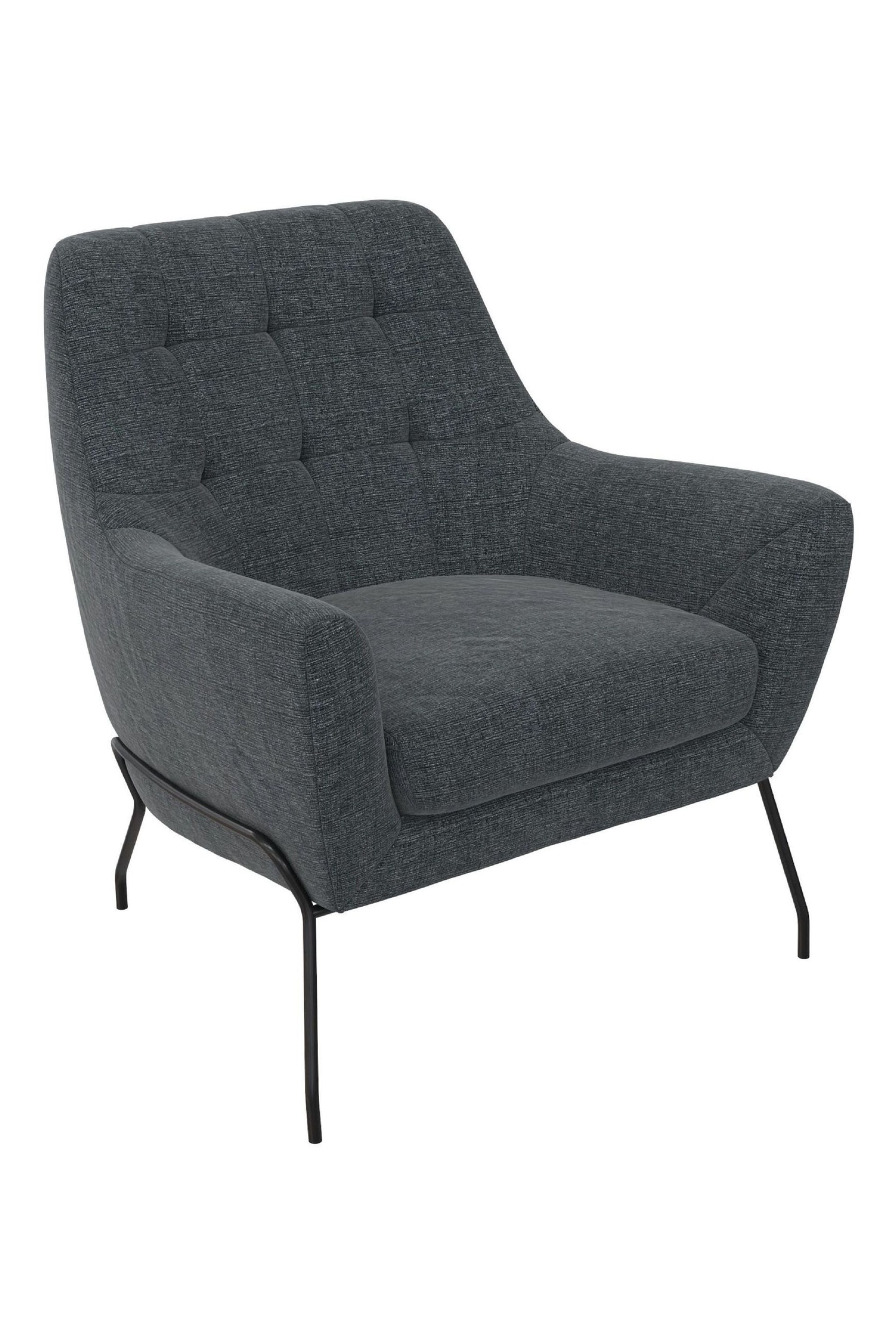 Dorel Home Grey Europe Brayden Accent Upholstered Chair - Image 3 of 4