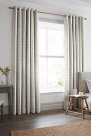 Laura Ashley Dark Dove Grey Lady Fern Made To Measure Curtains - Image 2 of 8